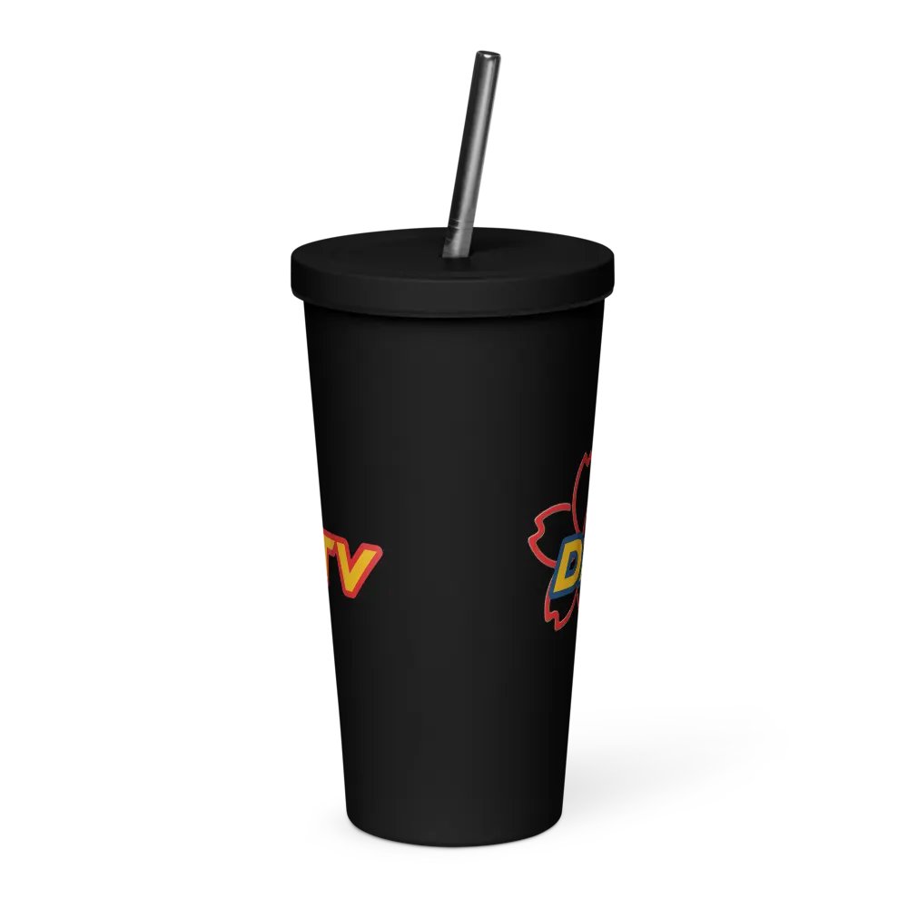 DarkSakuraTTV Insulated Tumbler with a Straw product image (2)