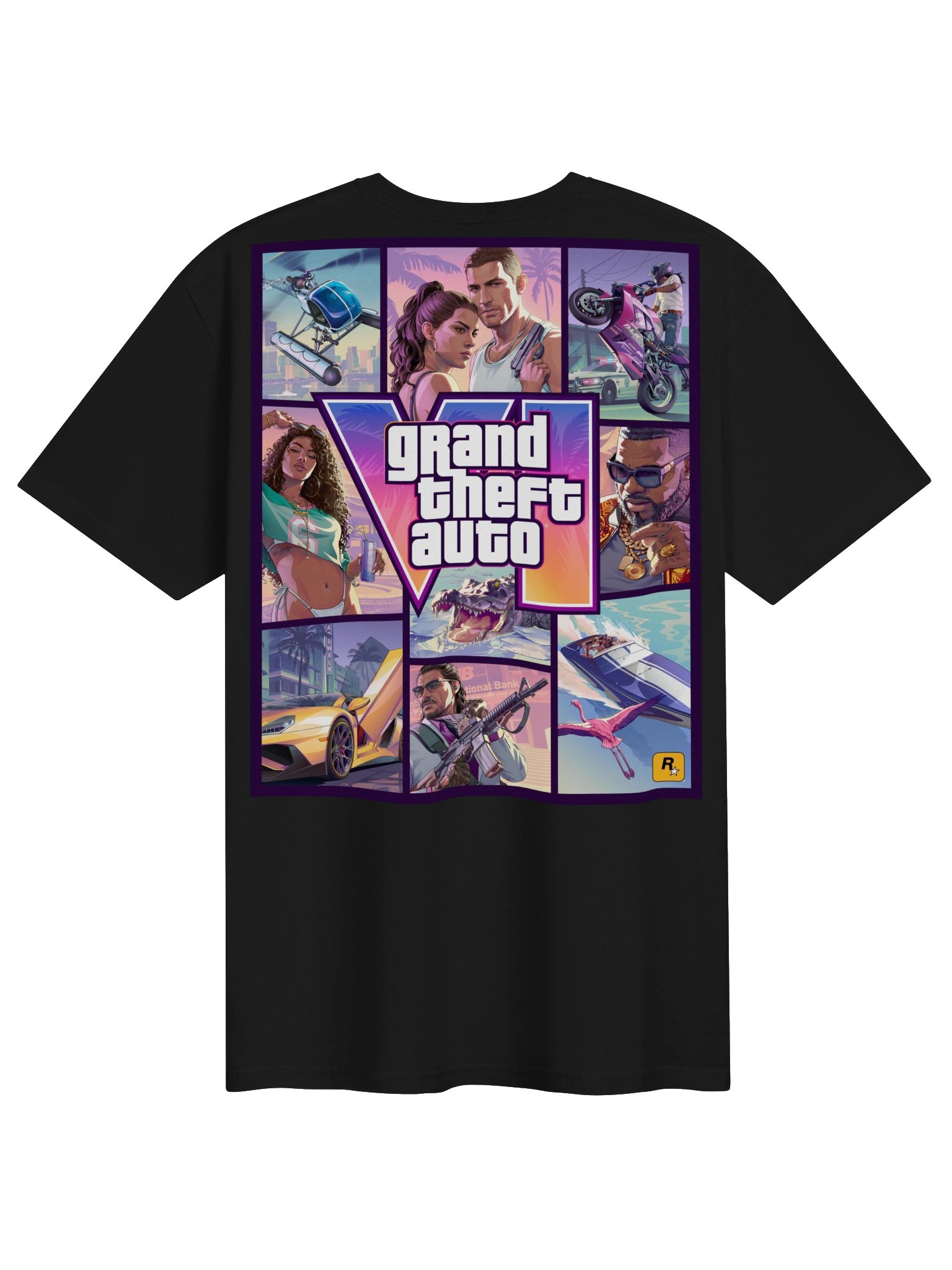 GTA VI Double-Sided Printed Tee product image (14)