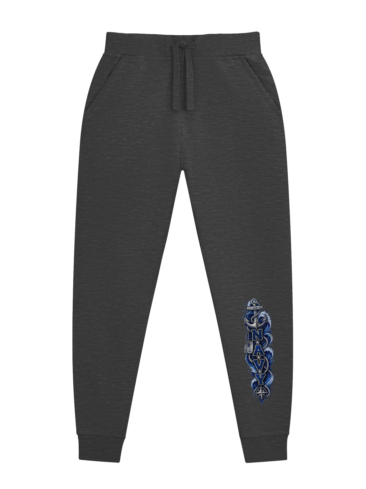 Navy Fleece Joggers product image (1)