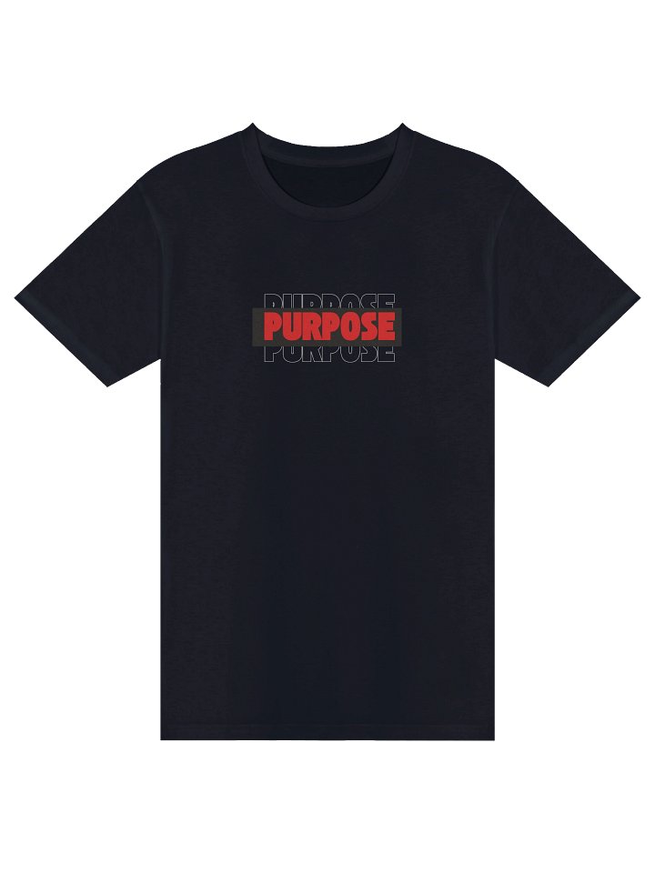 Purposeful Red Bold Unisex Tee product image (1)
