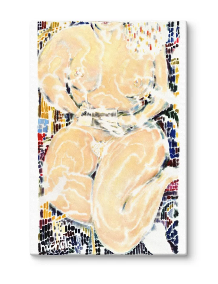 Woman Writer (1988) on canvas (32" x 48") product image (2)
