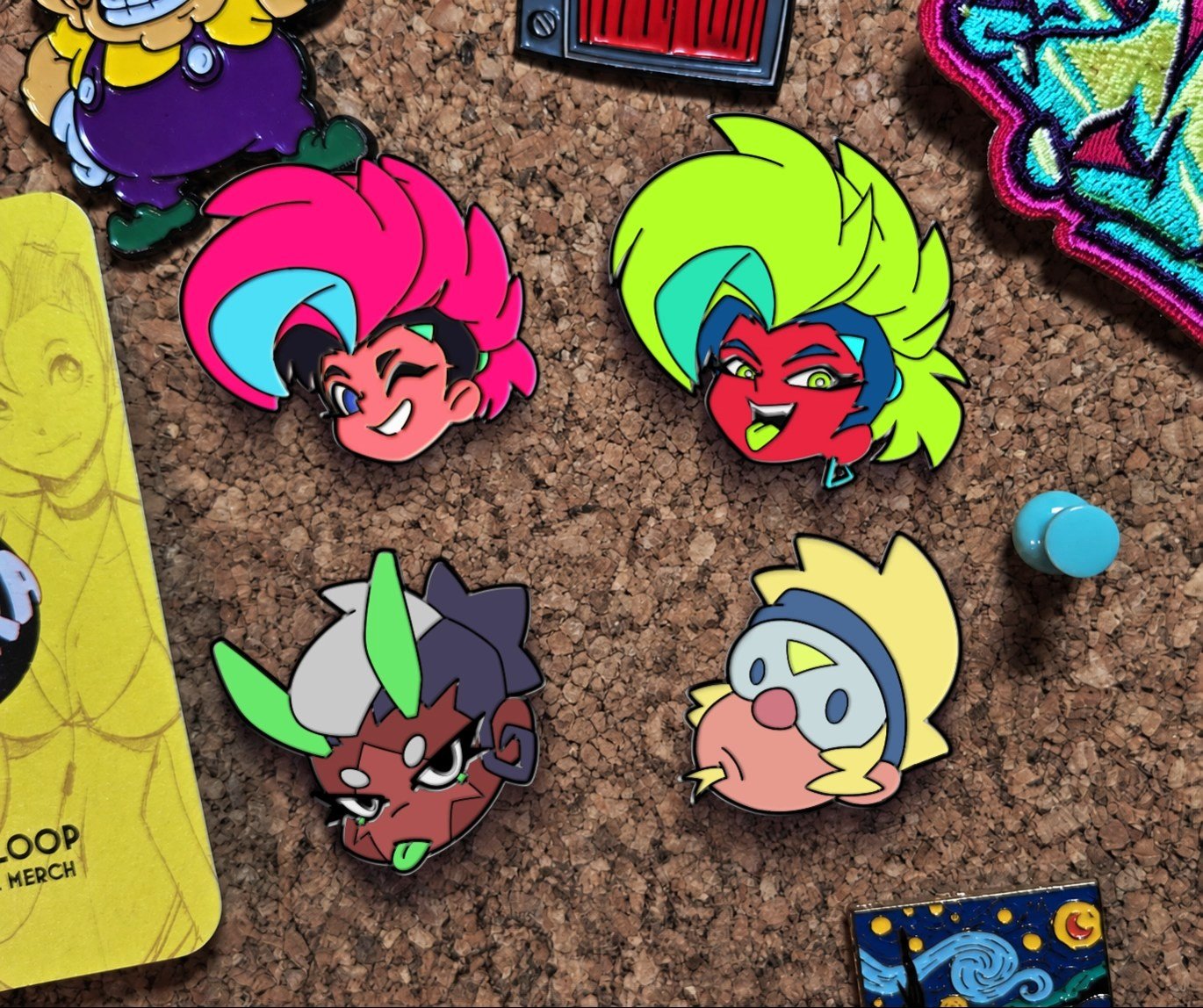 Moncho Enamel Pin product image (3)