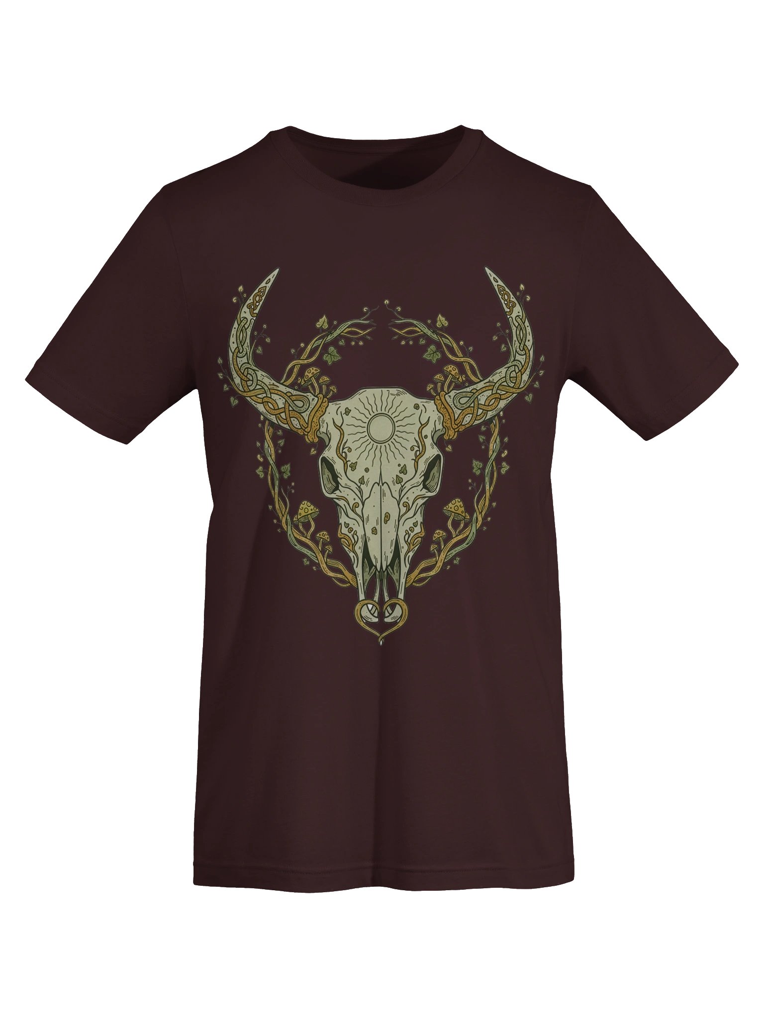 Verdant Horns — Botanical Skull Tee product image (55)