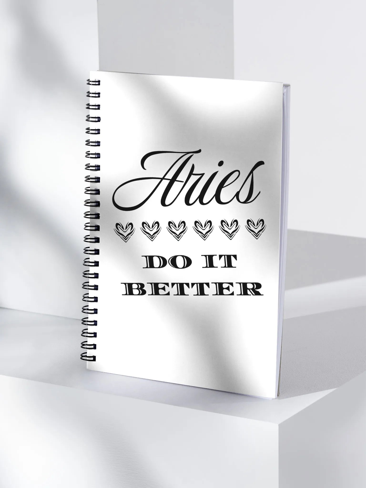 Aries Do It Better Spiral Notebook product image (1)