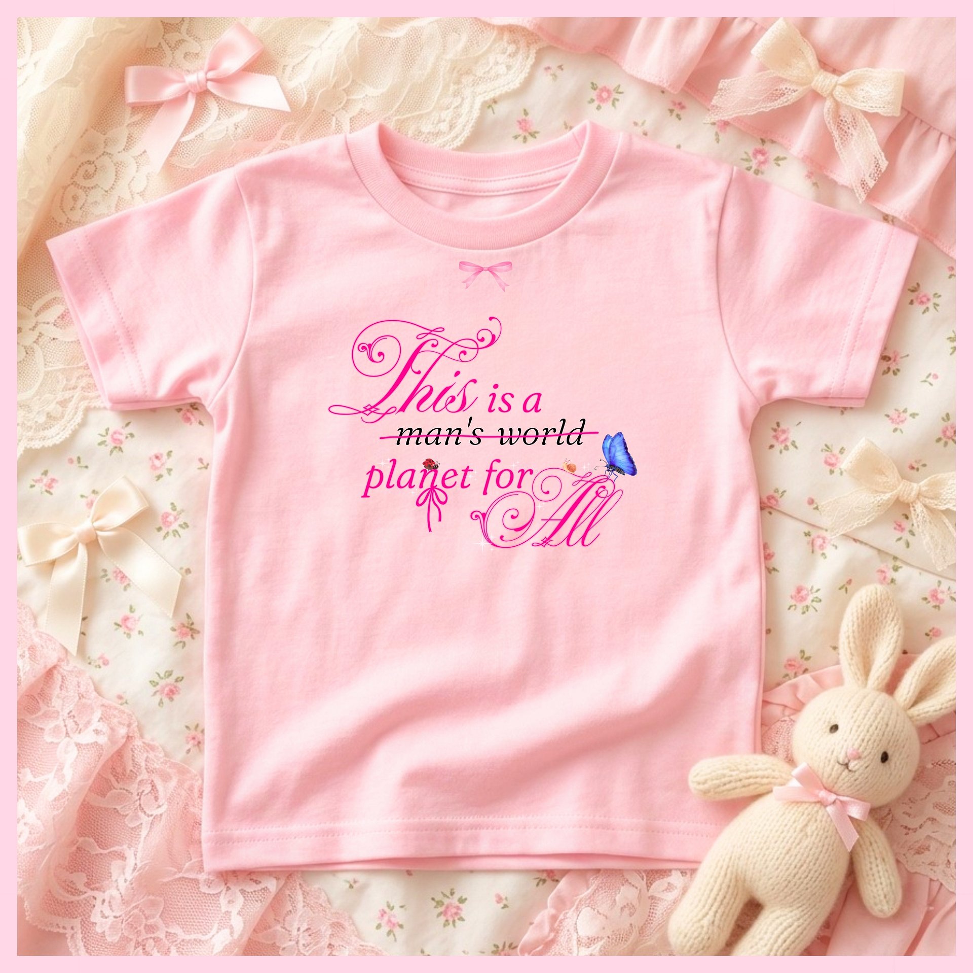 This is a Planet for All🩷Super Soft🪽T-shirt🩷 product image (1)