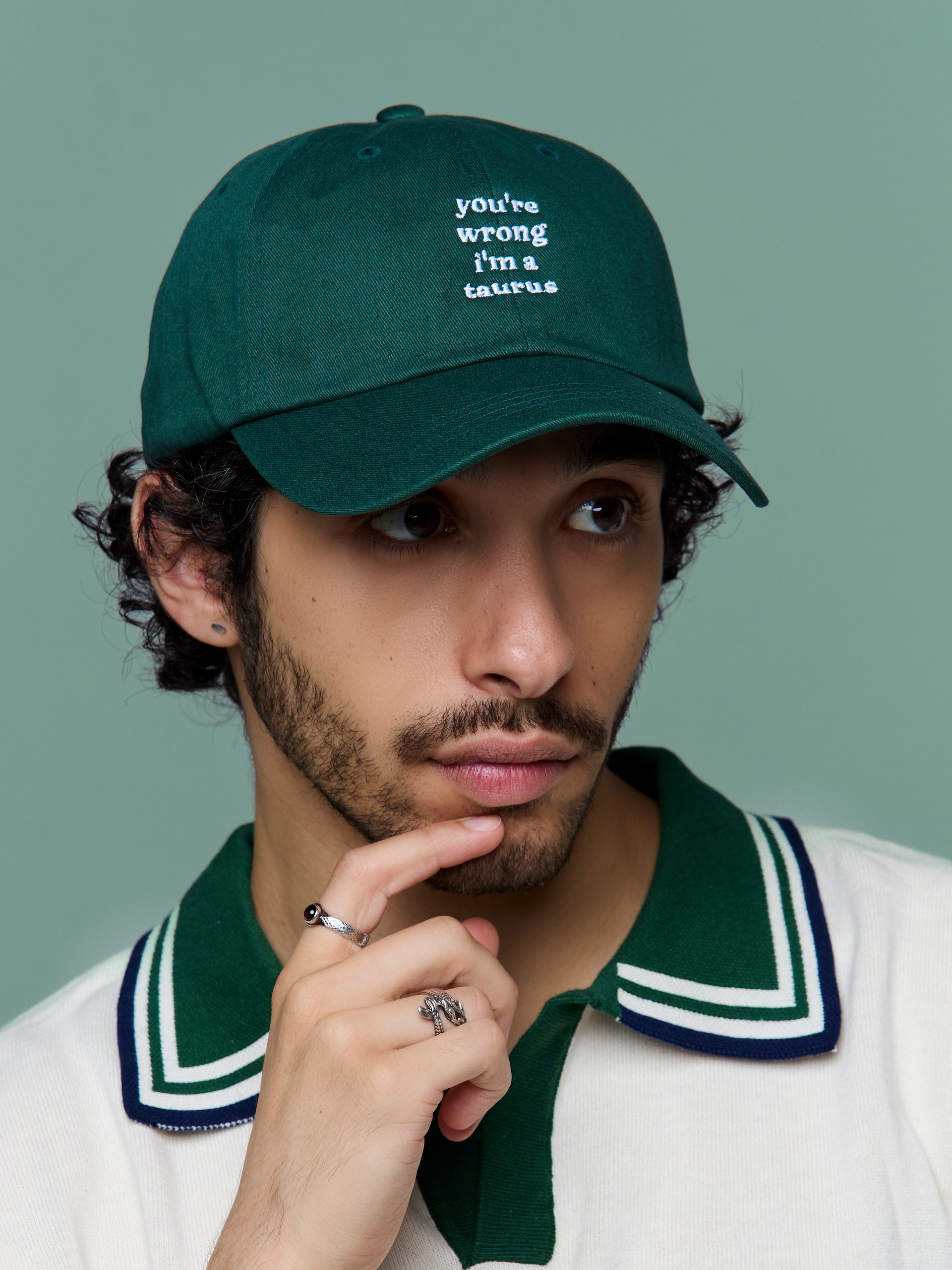 you're wrong taurus embroidered cap product image (3)