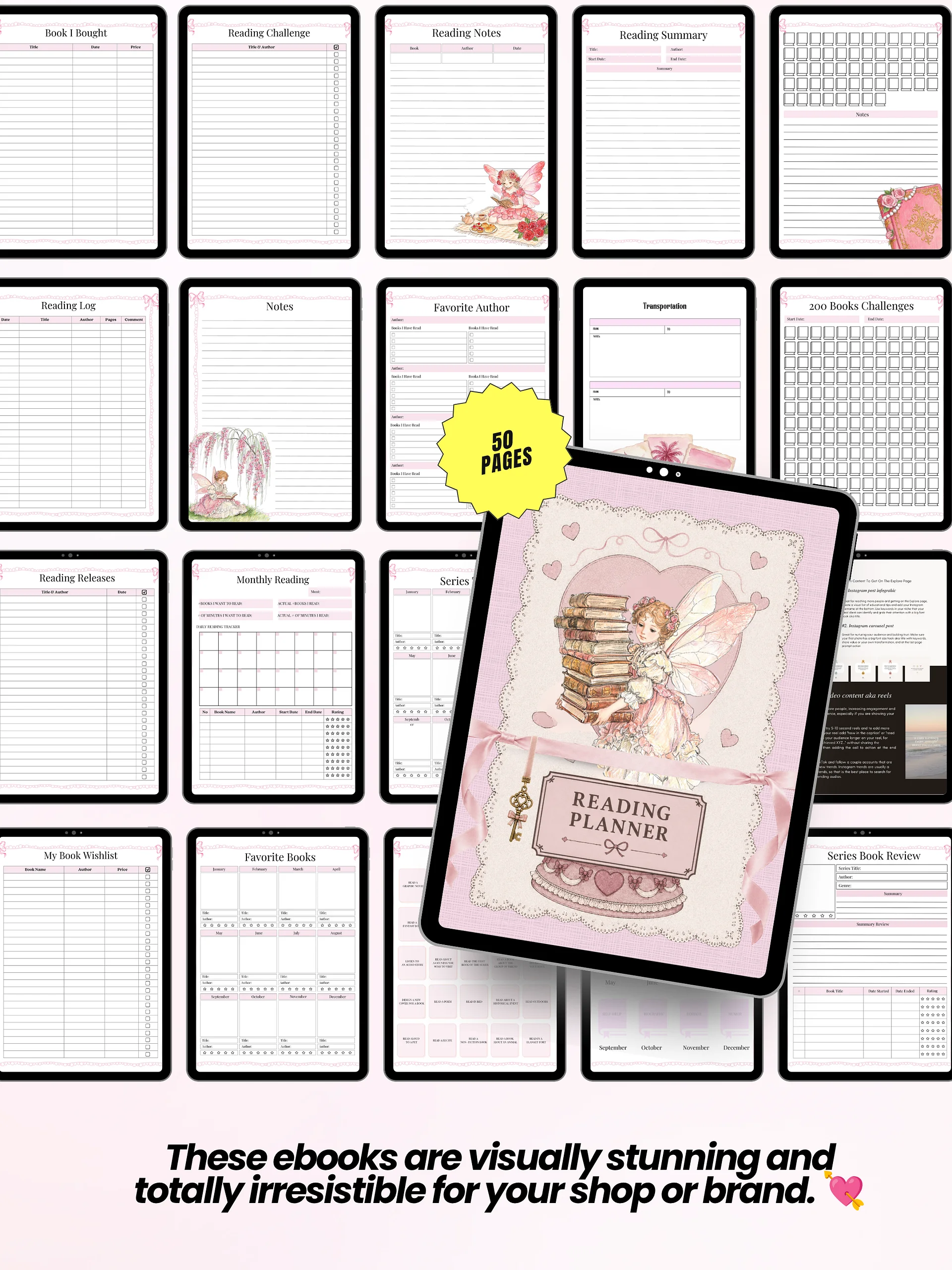 Digital Reading Planner product image (4)