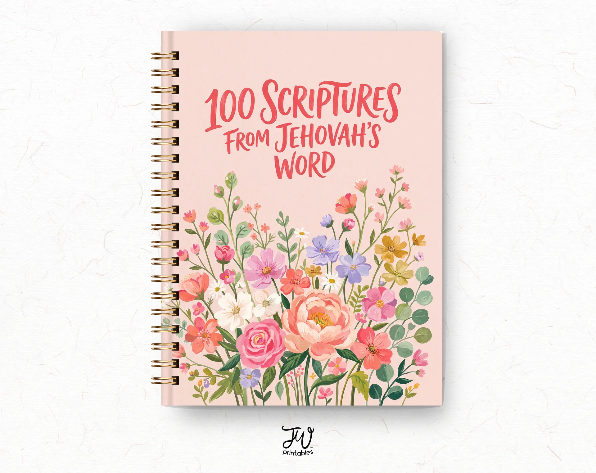 100 Scriptures From Jehovah's Word Prompted Journal product image (1)