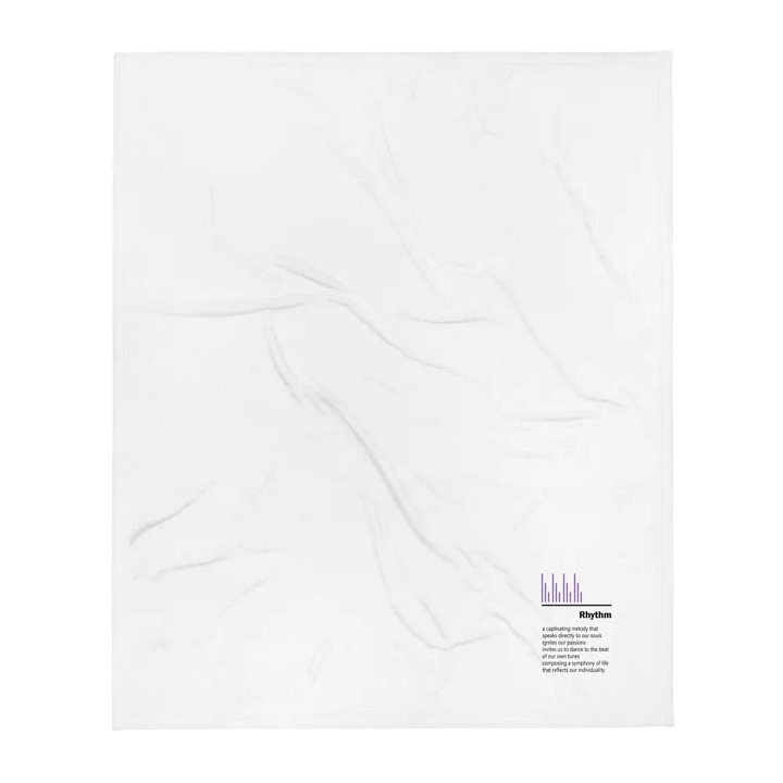 rhythm blanket - purple line product image (2)