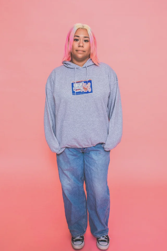 Twin Bears Hoodie - Grey product image (2)