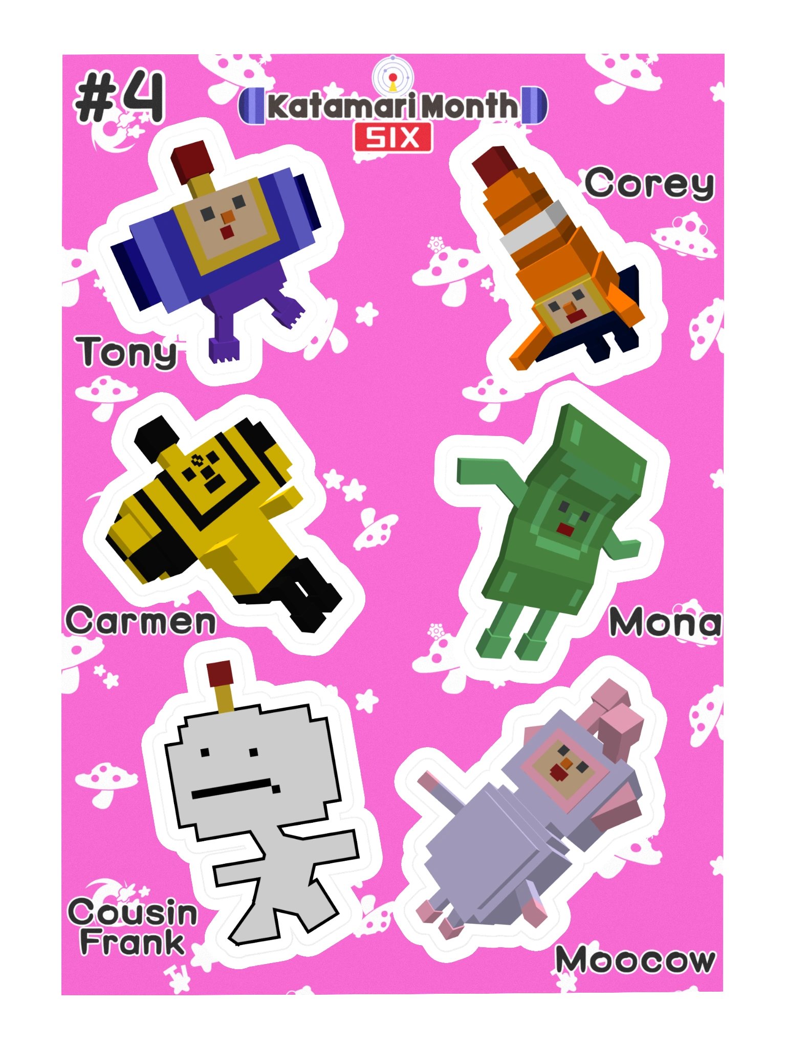 KDM6 OC Cousin Sticker Sheet #4 product image (3)
