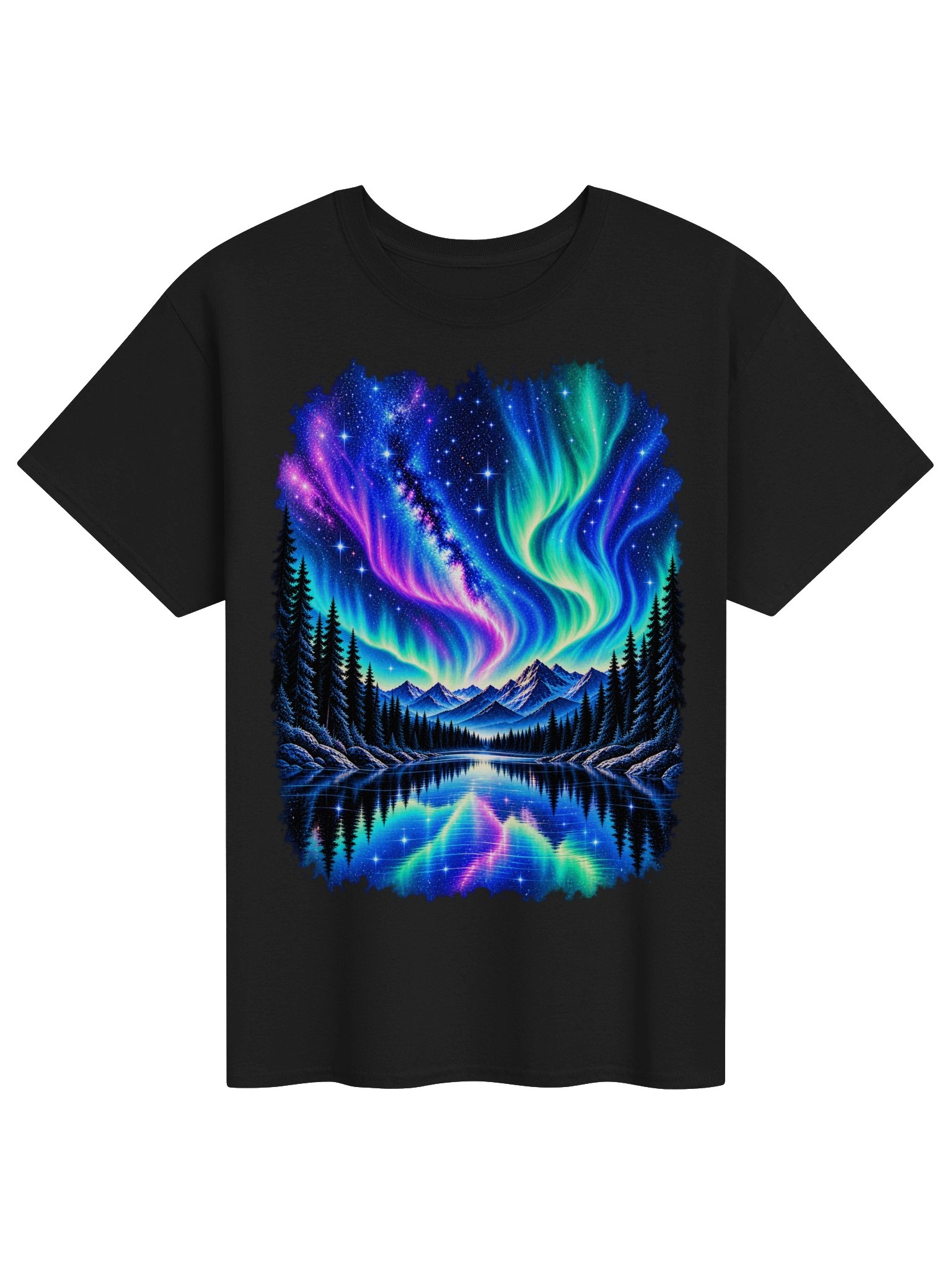 Northern Glow — Aurora Borealis Tee product image (1)