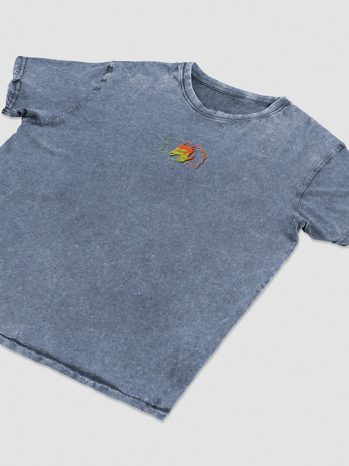 Dragon Fire Unisex Denim T-Shirt product image (2)
