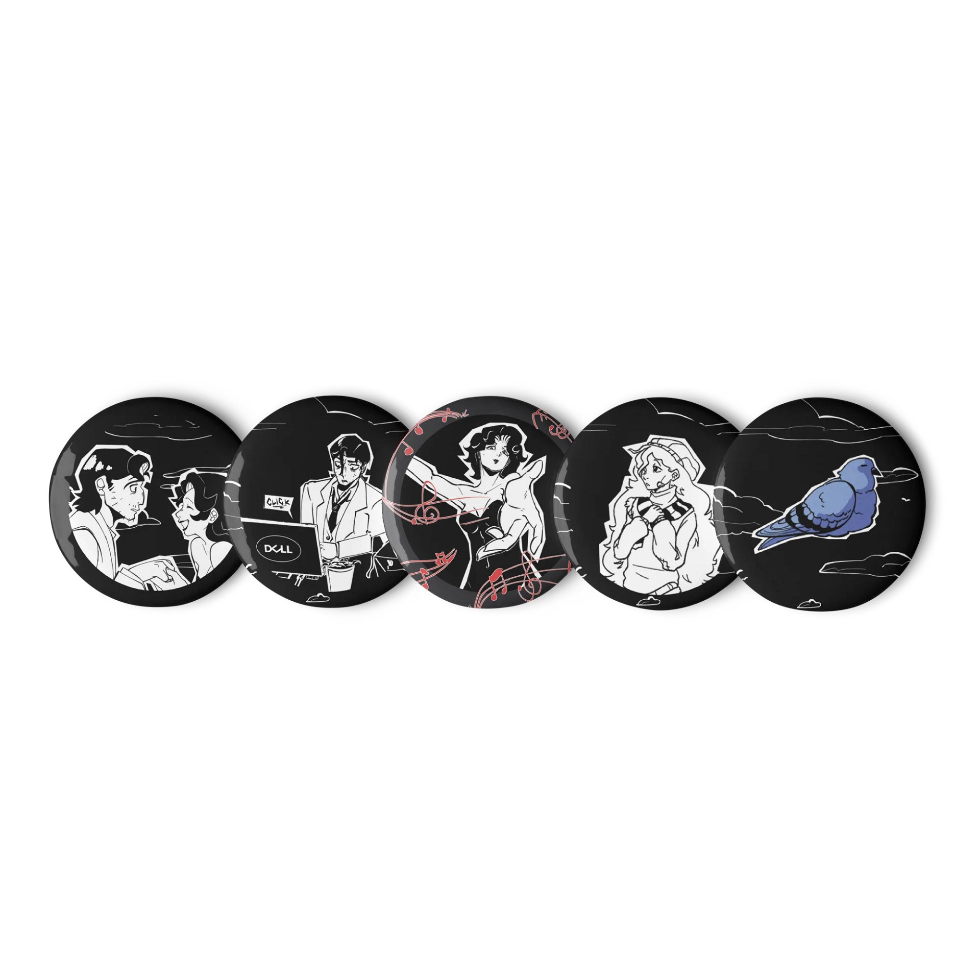 Are You Tired Button Pins product image (1)
