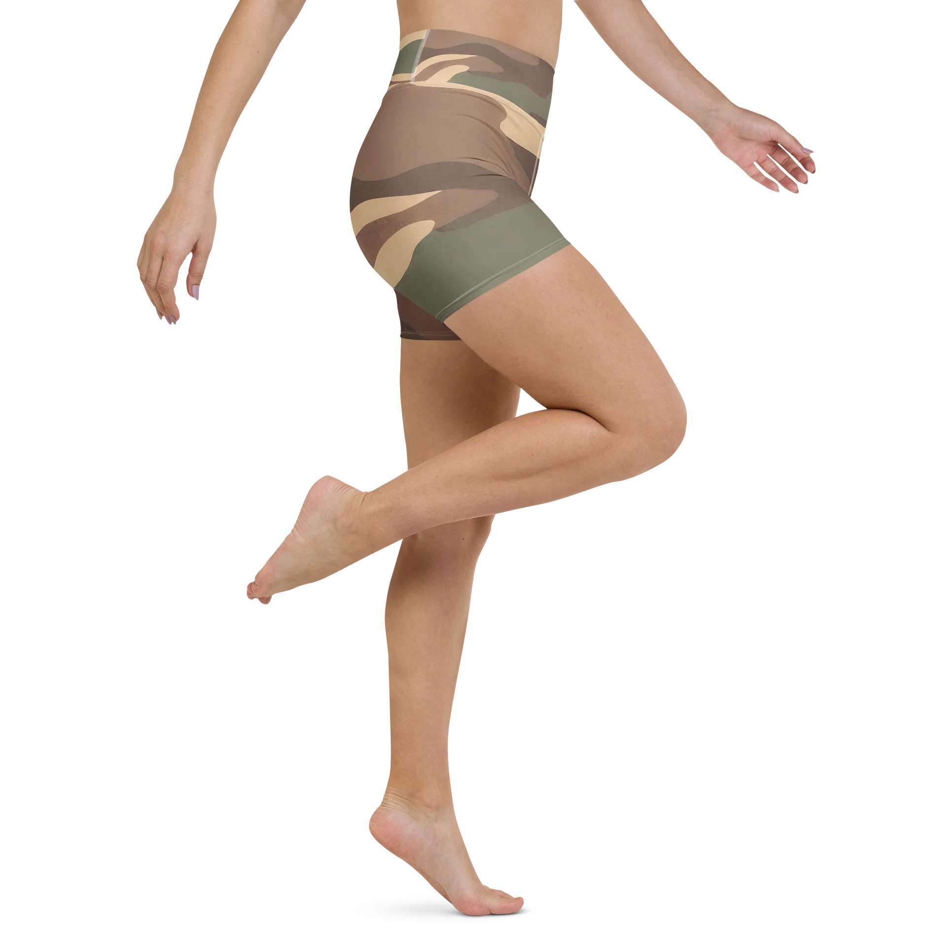 Untamed Terrain — Women’s Yoga Shorts product image (6)