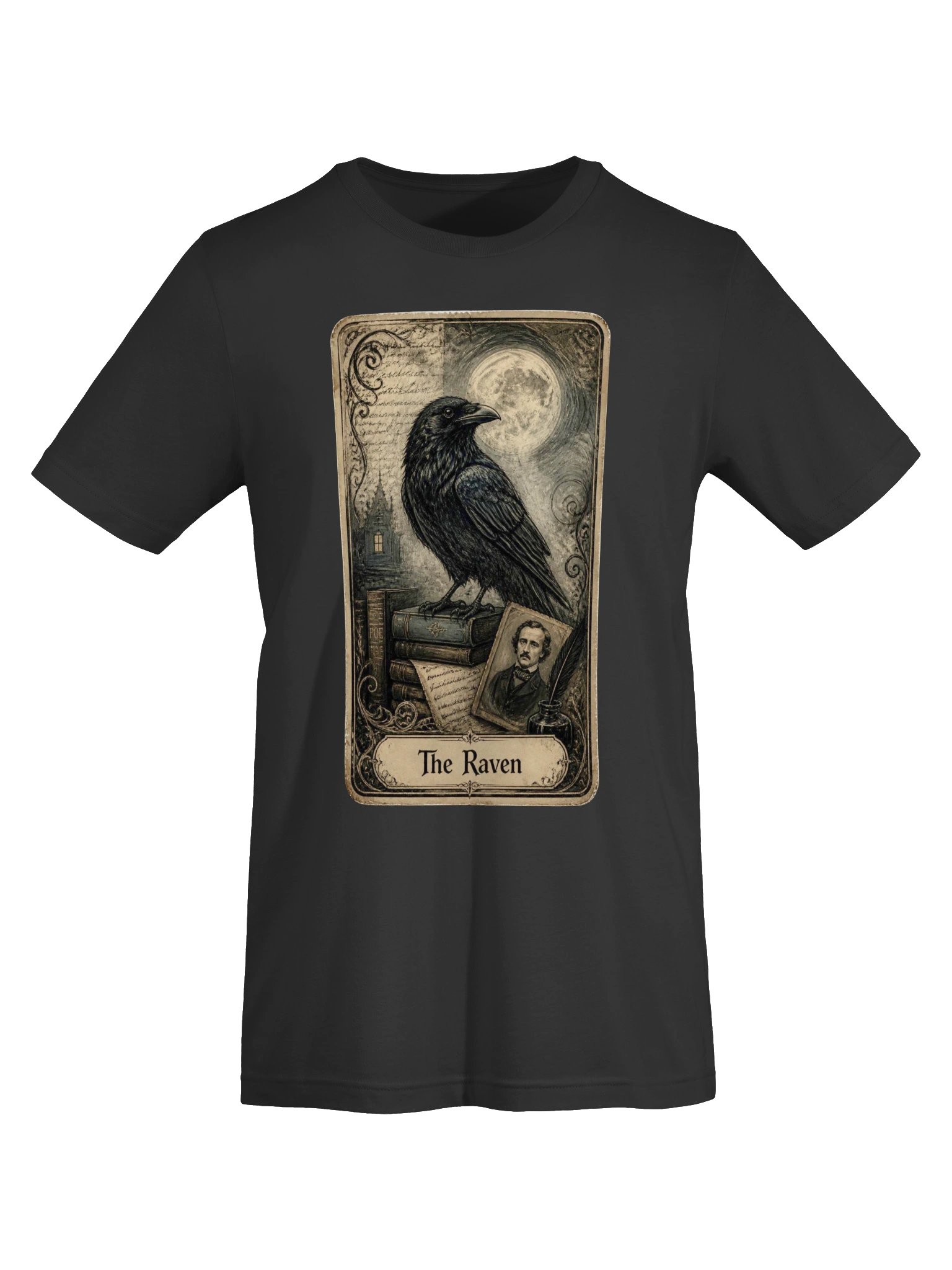 Edgar Allan Poe Tarot Shirt, The Raven Tee product image (6)
