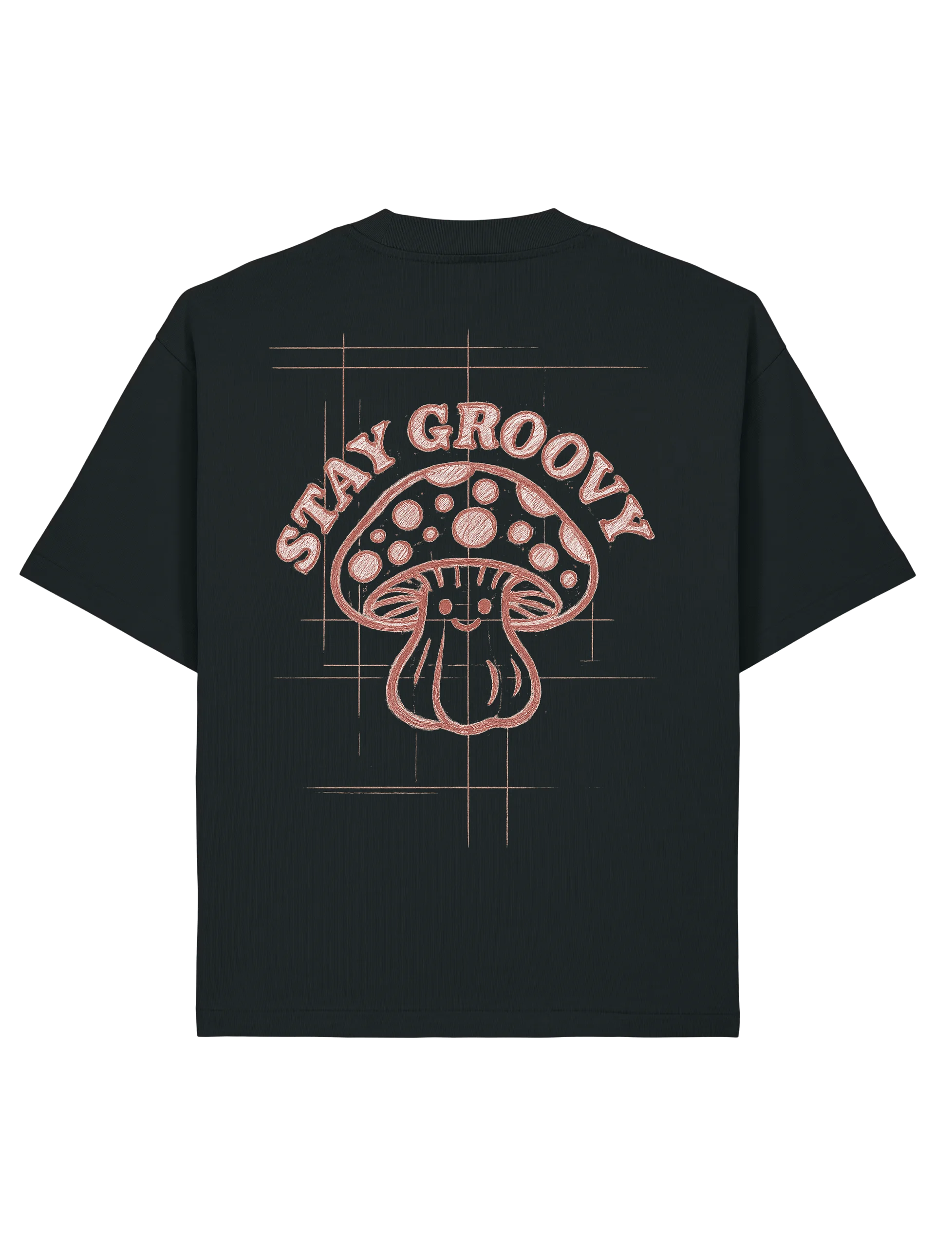 Stay Groovy Blueprints - Oversized Tee product image (2)