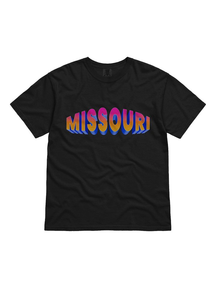 MISSOURI 3D Gradient Graphic Tee product image (1)