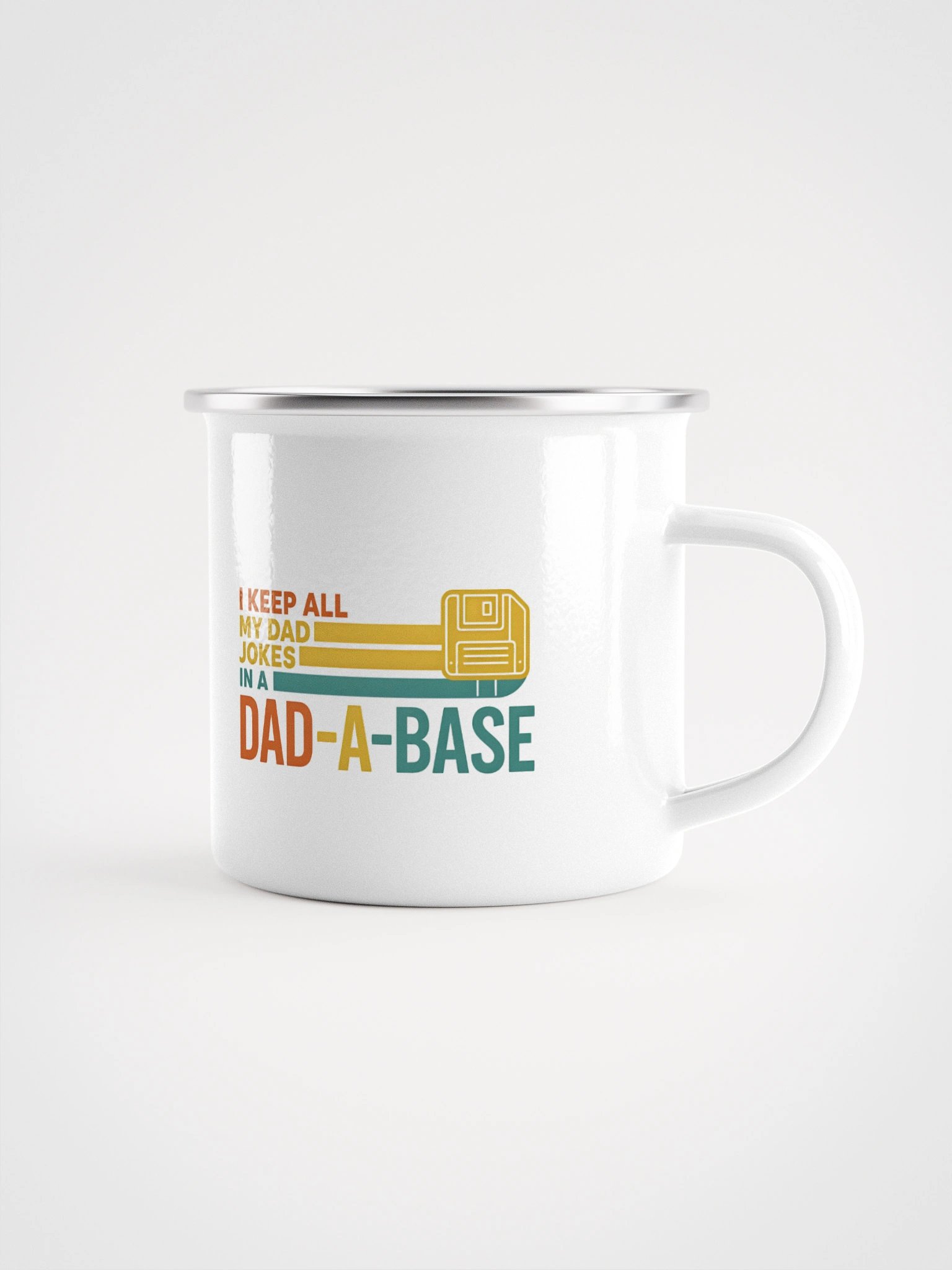 Dad-A-Base Mug | Funny Programmer Dad Coffee Cup | Retro Tech-Inspired Father’s Day Gift product image (1)