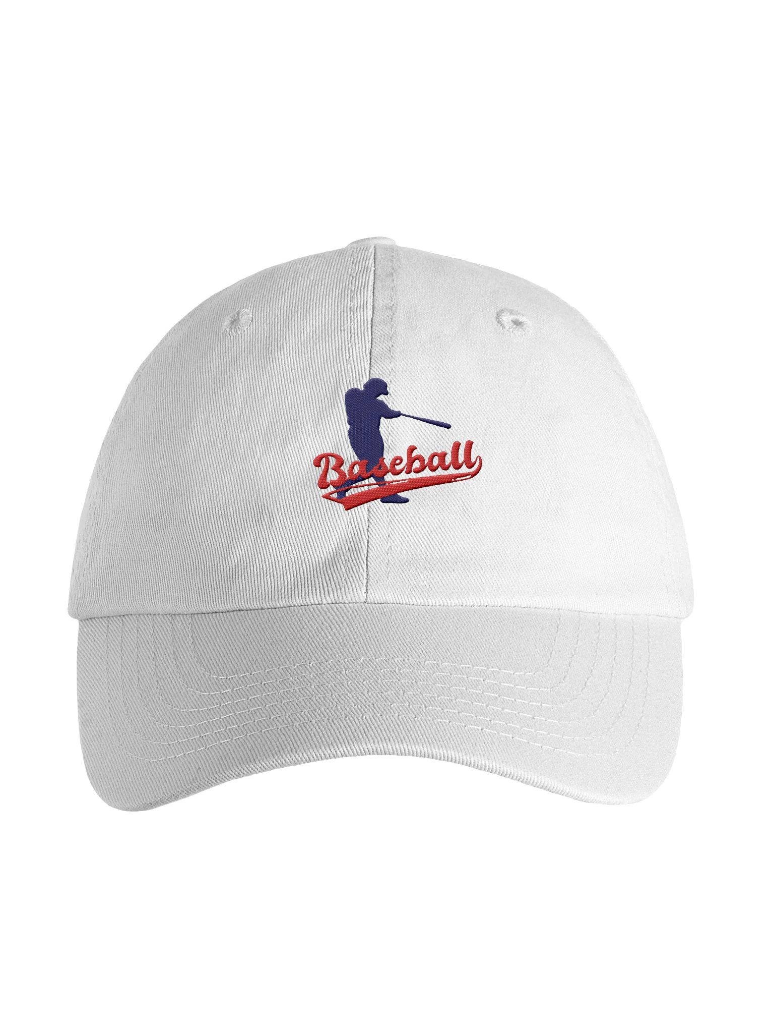 Baseball Youth Cap – Embroidered Batter Silhouette Hat for Kids product image (1)