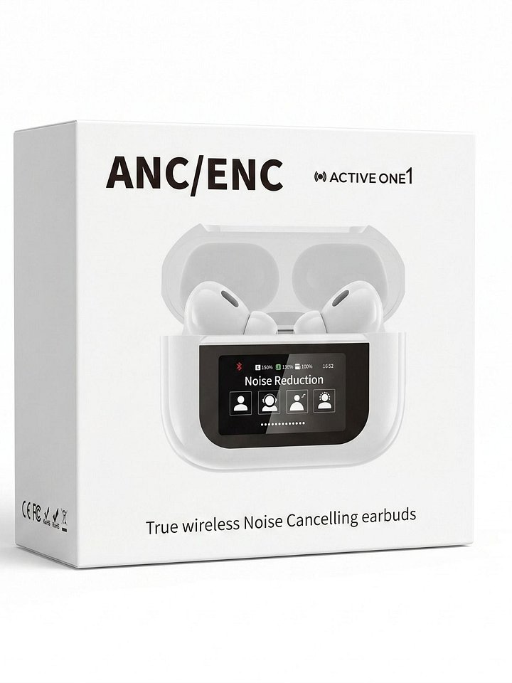 سماعات Active One1 اللاسلكية مع شاشة تحكم ذكية مدمجة product image (1)