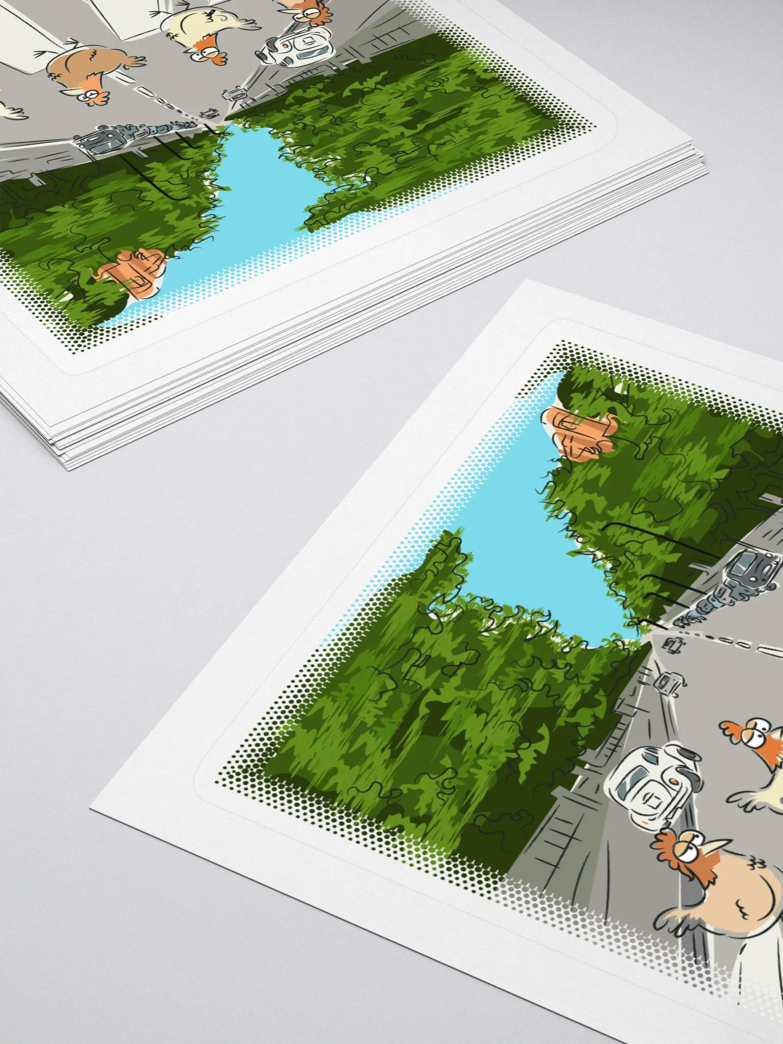 Why four chickens crossed Abbey Road? product image (4)