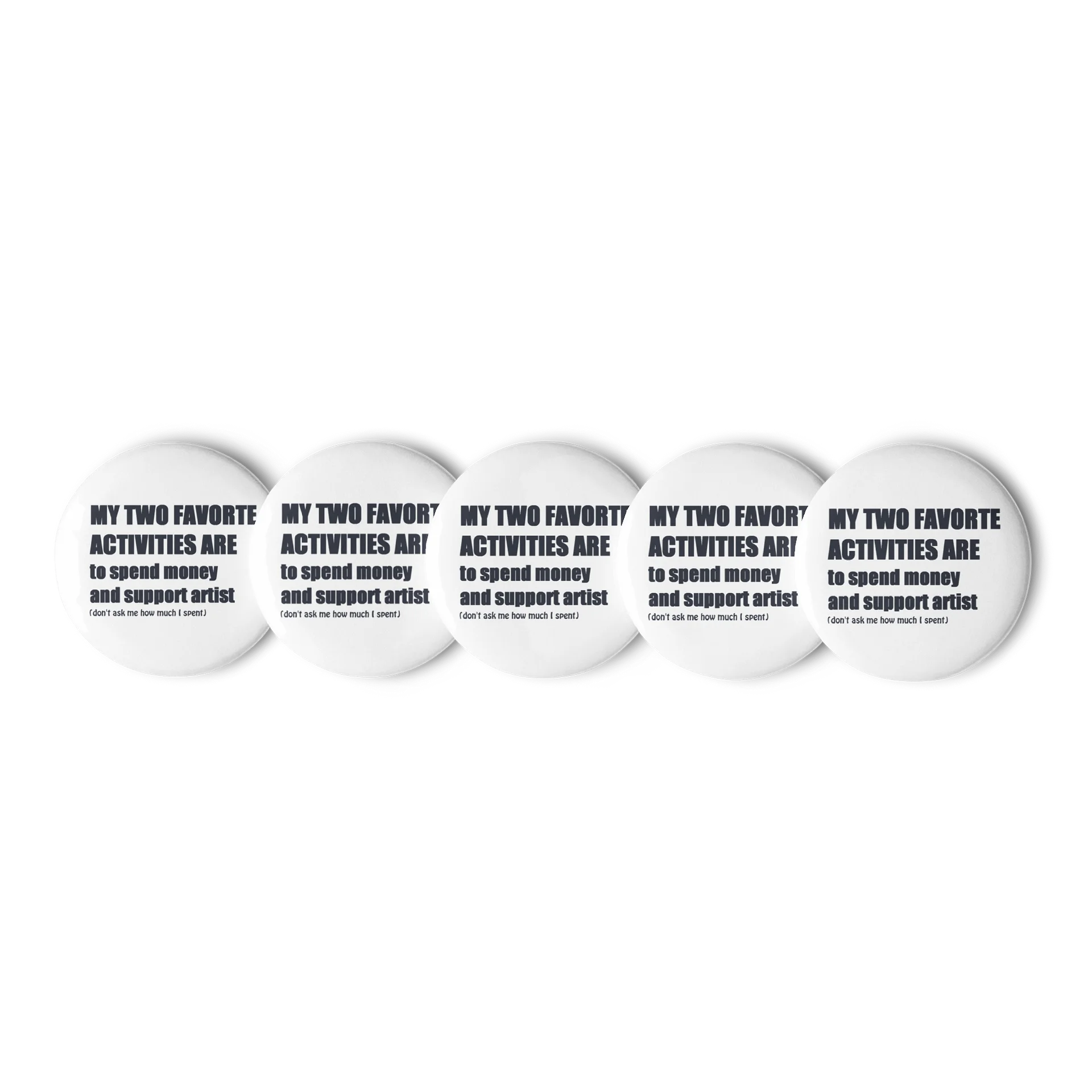 con addicted starter pack Pin Button Set product image (1)