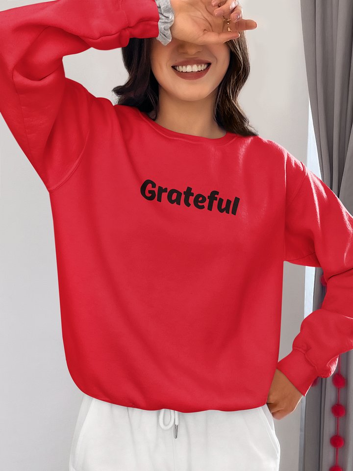 “Grateful” My Vibe Crewneck Sweatshirt product image (1)