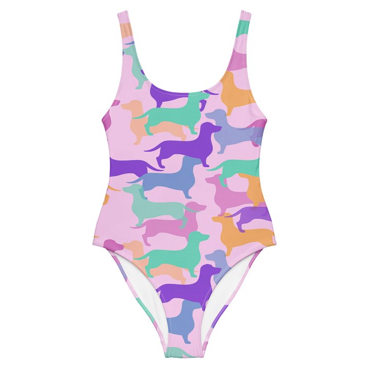 Dachshund Hughie All-Over Print Swimsuit product image (1)