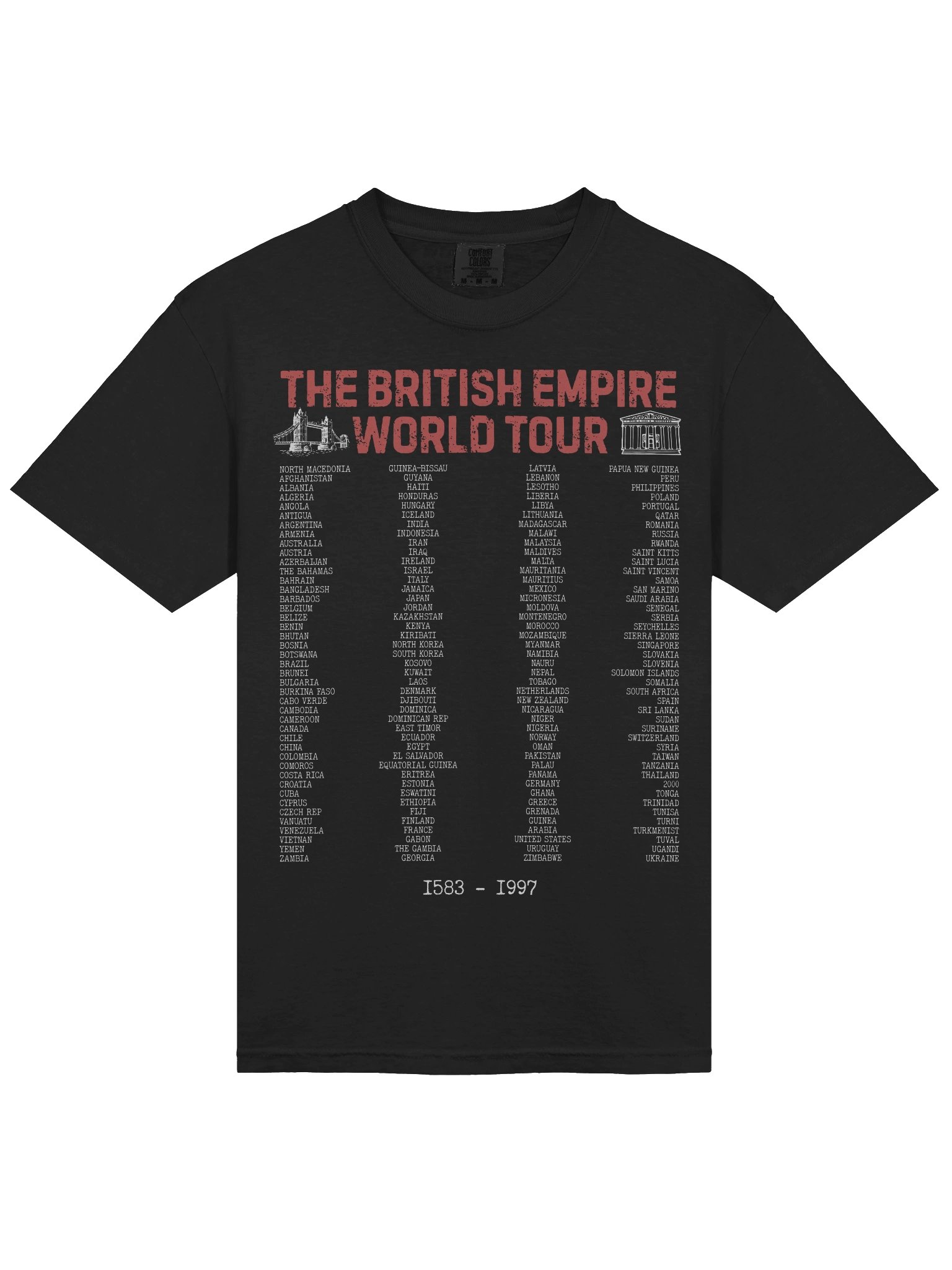 The British Empire World Tour T-Shirt product image (20)