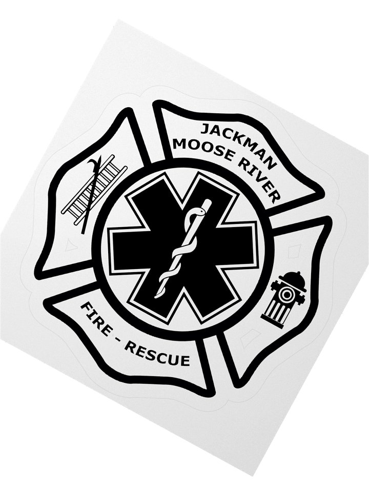 JMRF&RD Logo Sticker - Black product image (2)