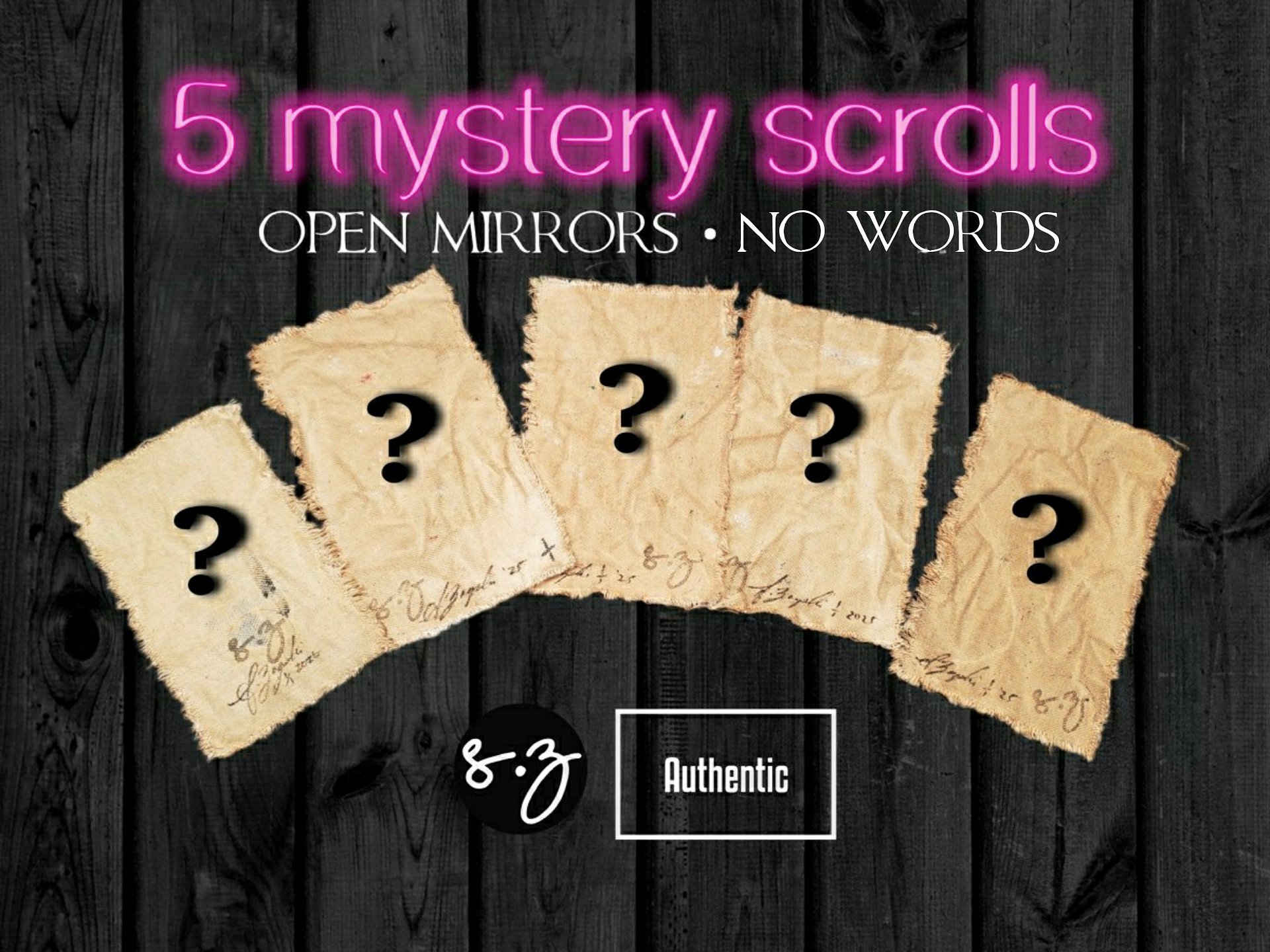 Surprise Scrolls | MYSTERY | x5 Mini Masterpieces product image (1)