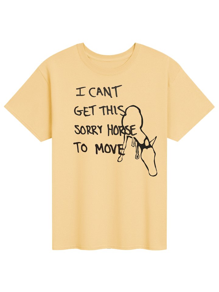 sorry horse shirt product image (1)