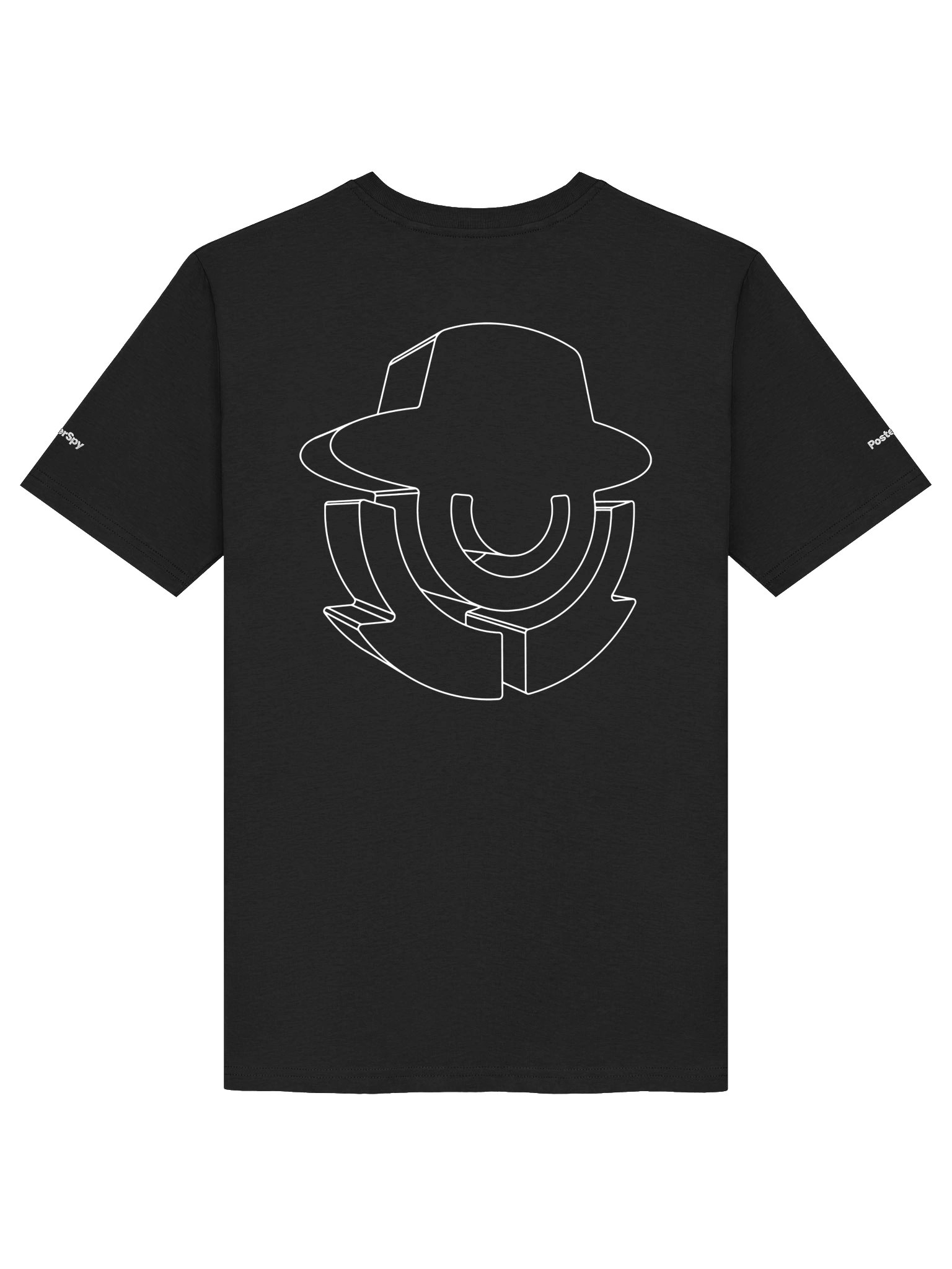 PosterSpy 3D logo Unisex Organic Cotton T-Shirt product image (12)