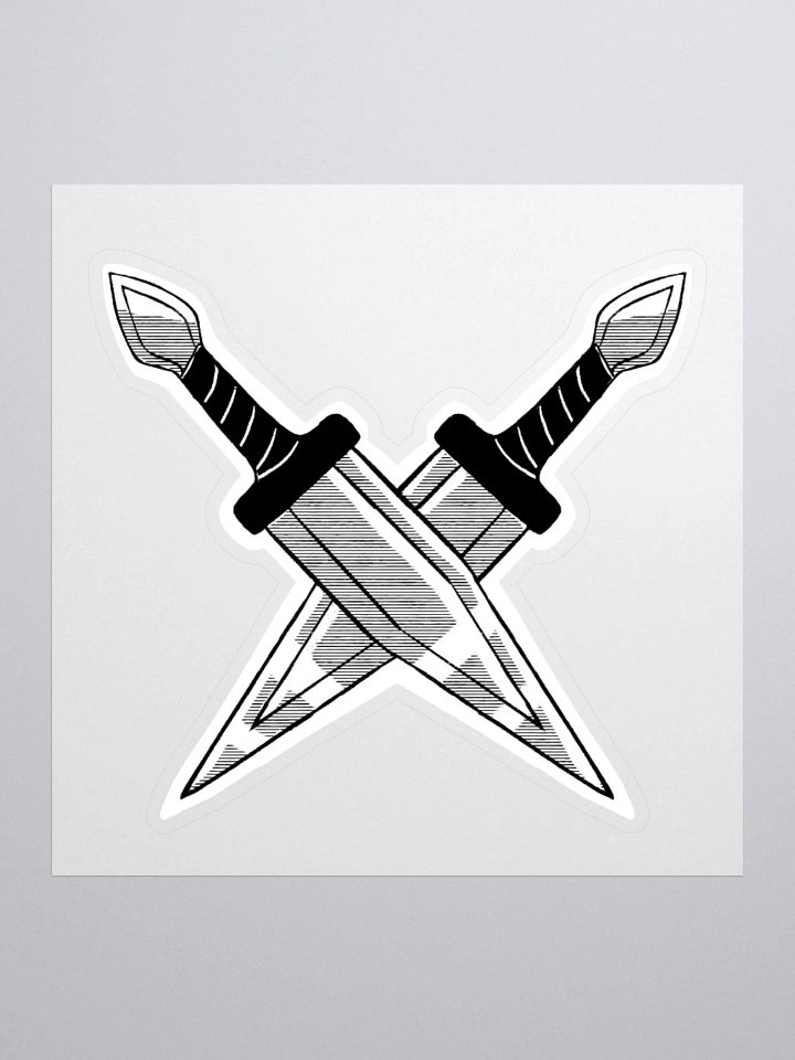 Skai Black & White Symbol Sticker product image (1)