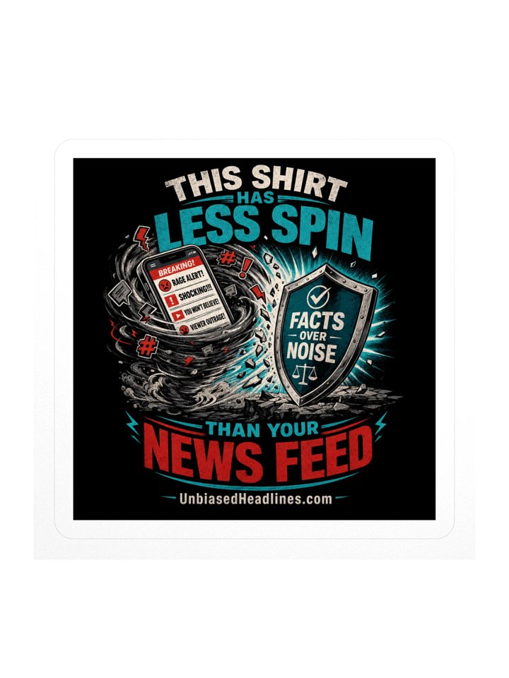 Less Spin Than Your News Feed Sticker product image (1)