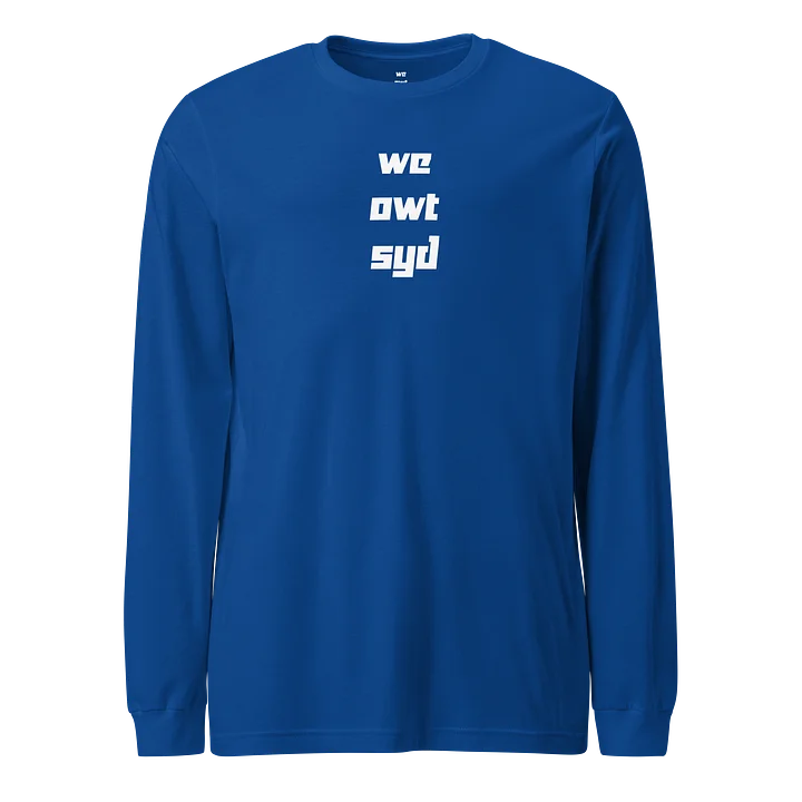 WeOwtsyd Premium Long Sleeve T-Shirt - Royal Blue product image (1)