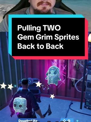 Pulled TWO GEM GRIMS Back to Back!! #fortnite #sprites #lucky 
