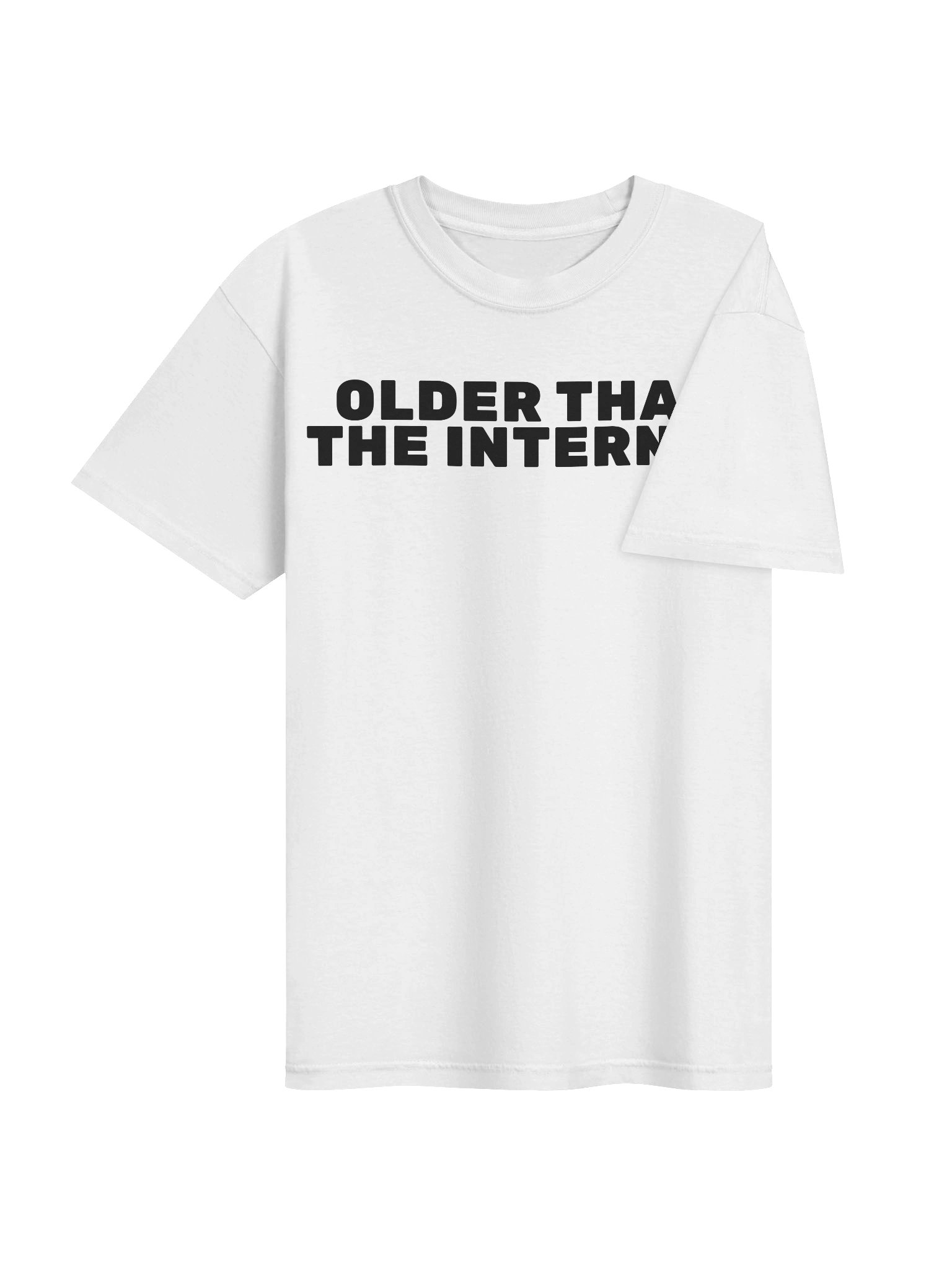 Older Than The Internet Heavyweight Shirt (Light Colors Design) product image (4)