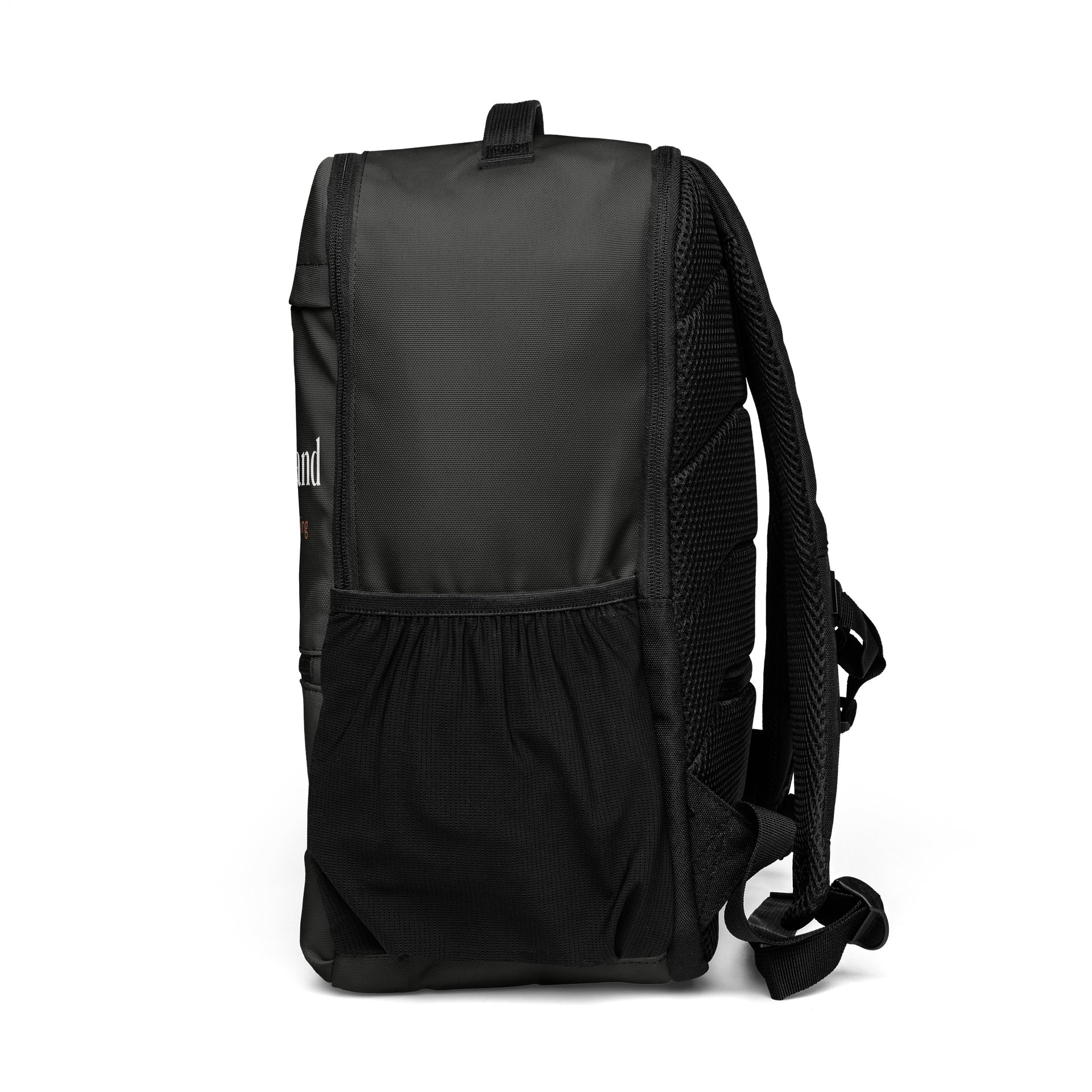 Black utility backpack product image (4)