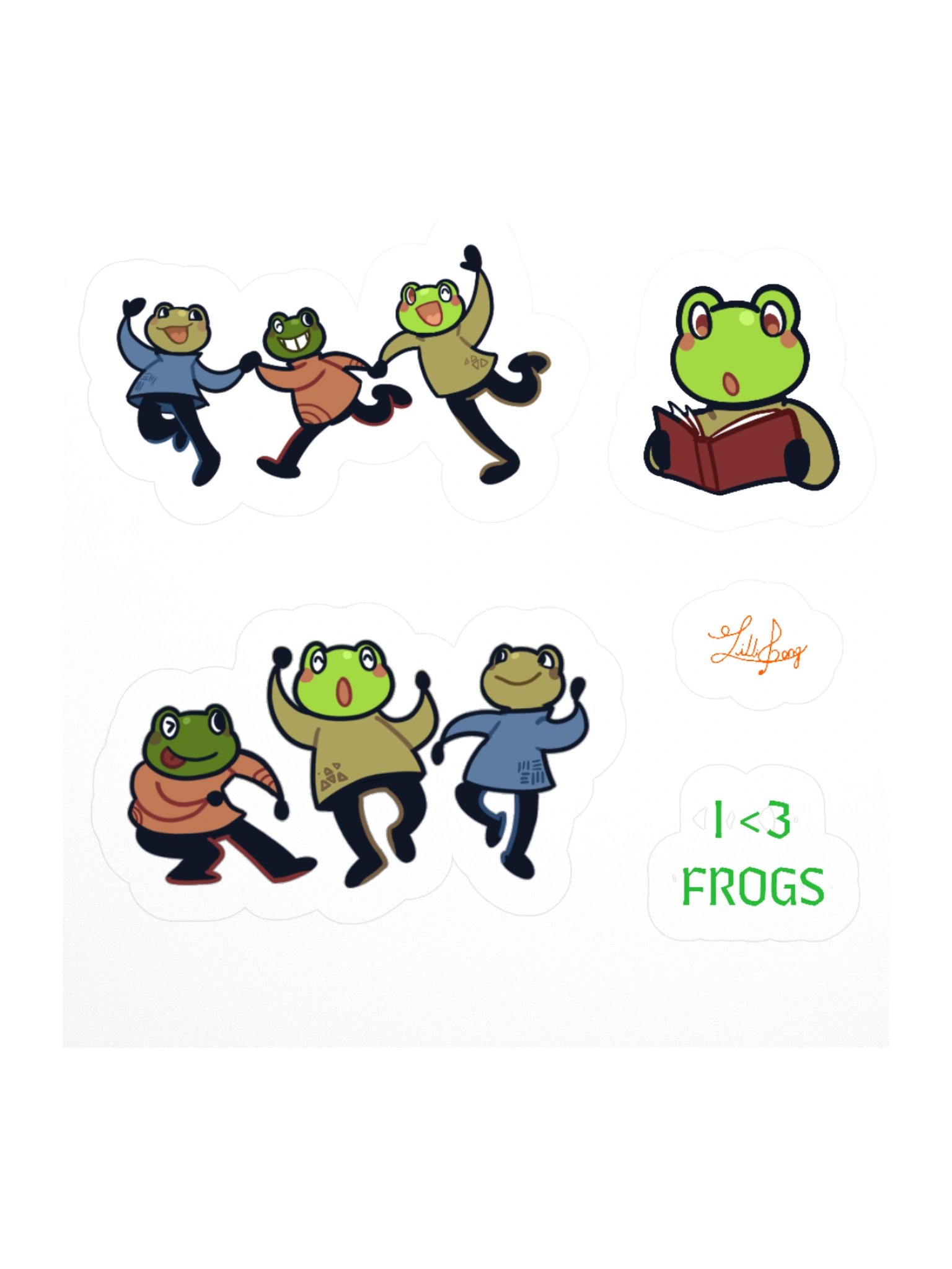 Frog Stickers product image (1)