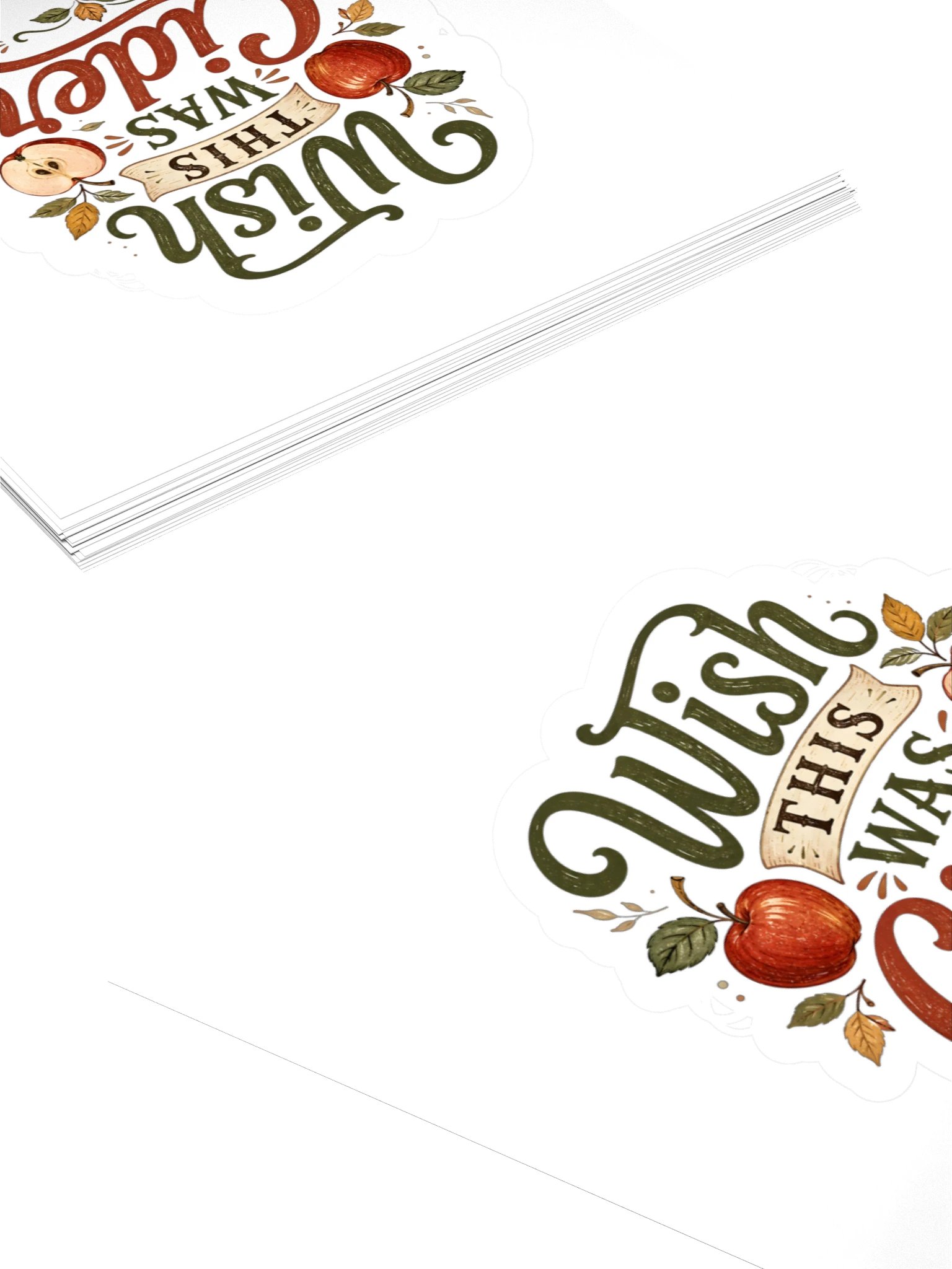 Wish This Was Cider Sticker product image (4)
