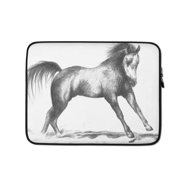 Arab horse cantering laptop sleeve product image (2)