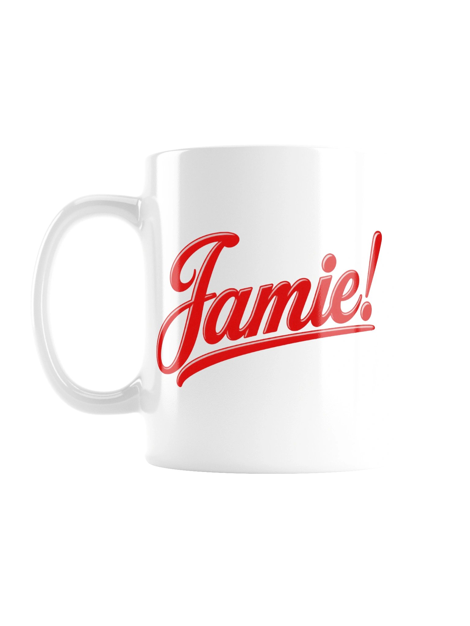 JAMIE! — Red Logo Coffee Mug product image (1)