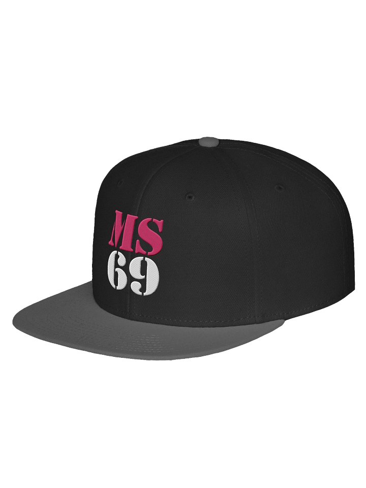 MS69 - Snapback Hat Pink/White product image (2)