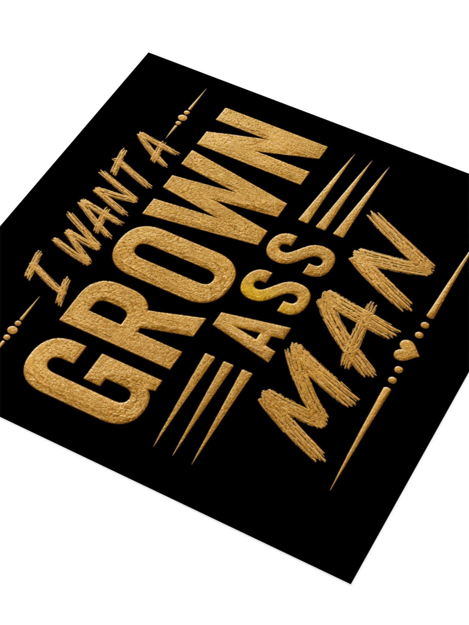 I Want a Grown Ass Man Sticker product image (5)