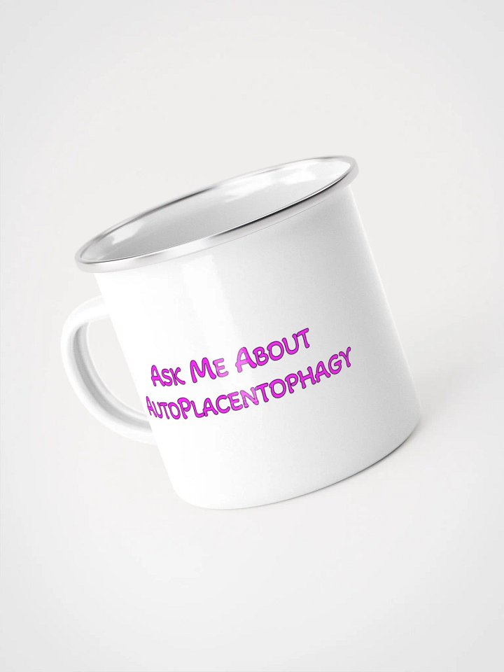 Ask Me About... Enamel Mug product image (1)
