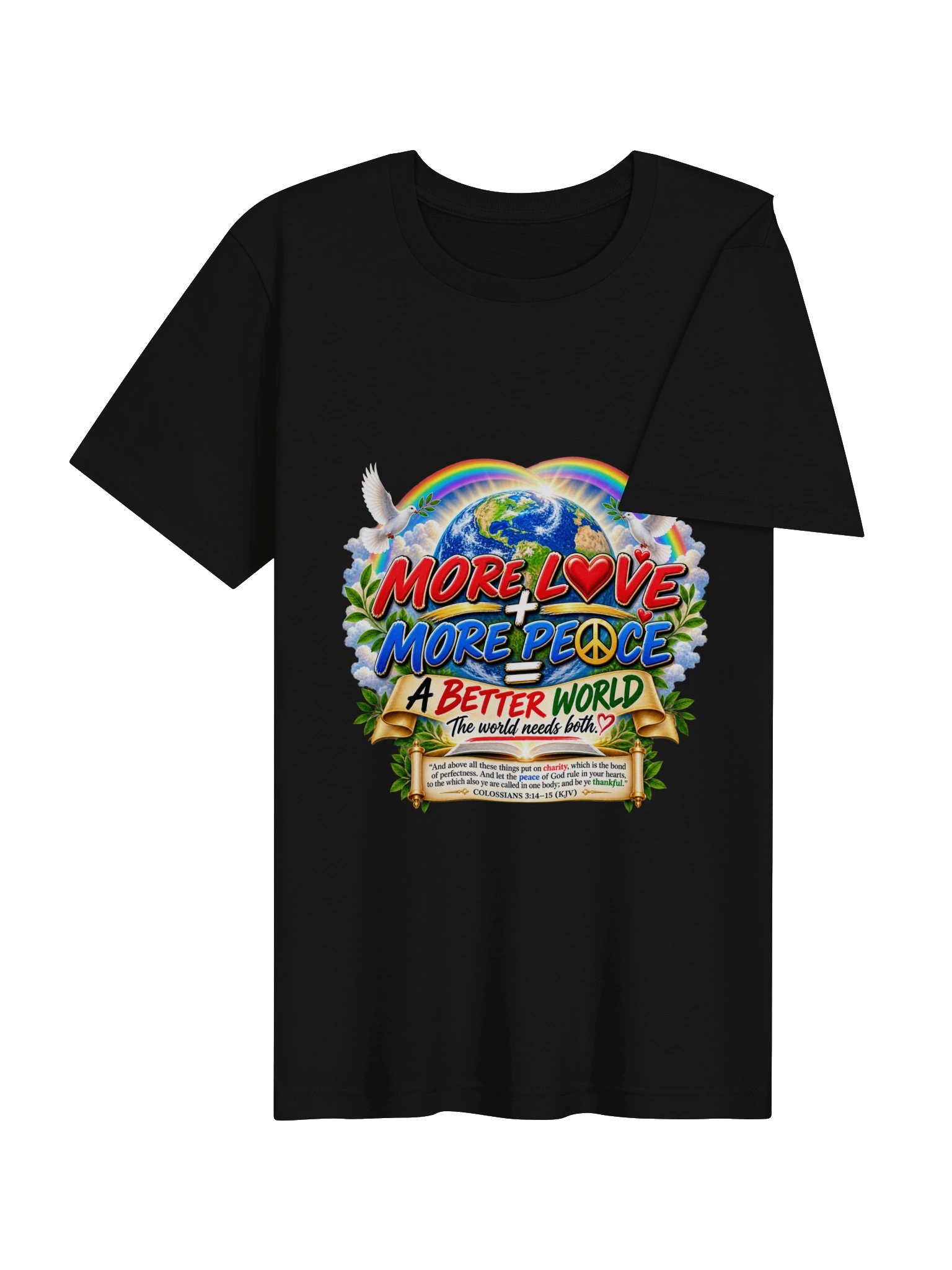 MORE LOVE + MORE PEACE = A BETTER WORLD 🌎❤️☮️ product image (25)