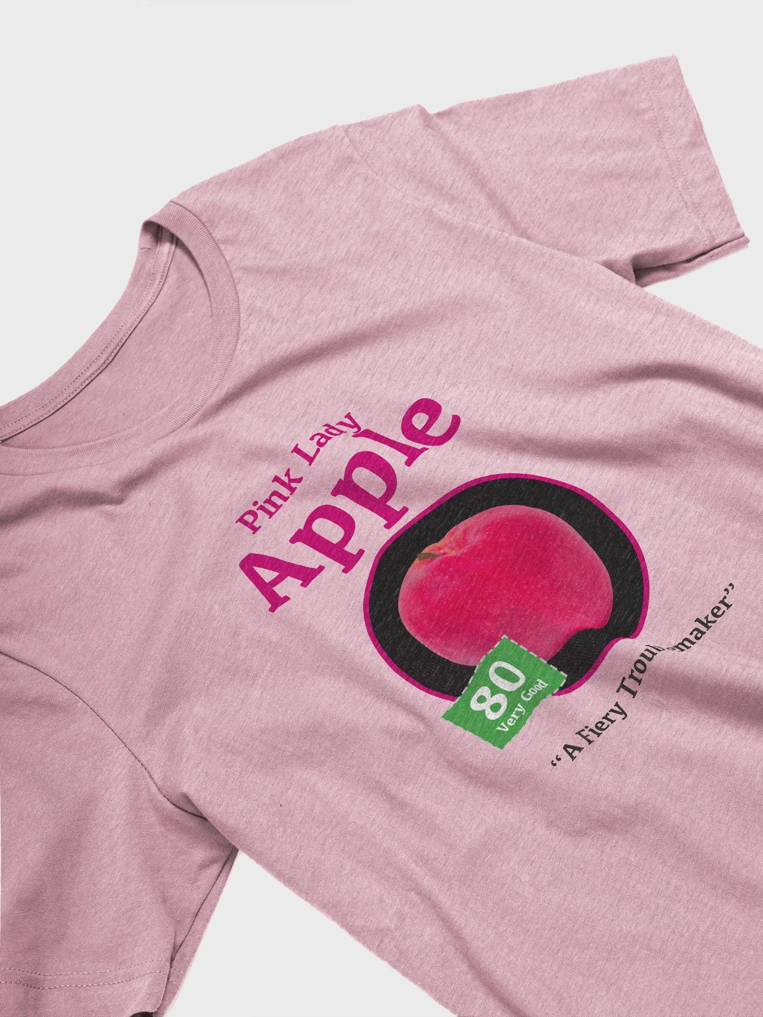 APPLE RANKINGS: Pink Lady Apple T-Shirt (Slim Fit) product image (3)