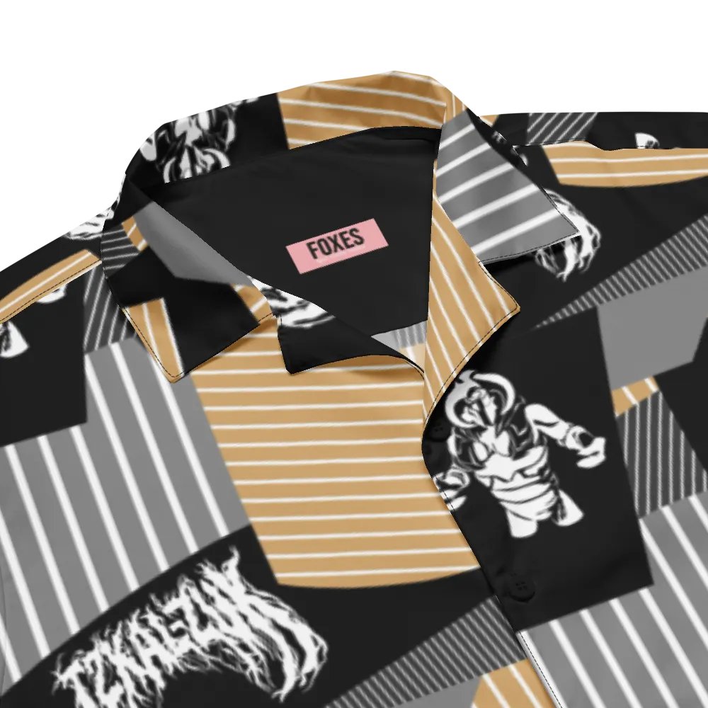 Zuk Patchwork Button Up (Beige) product image (3)